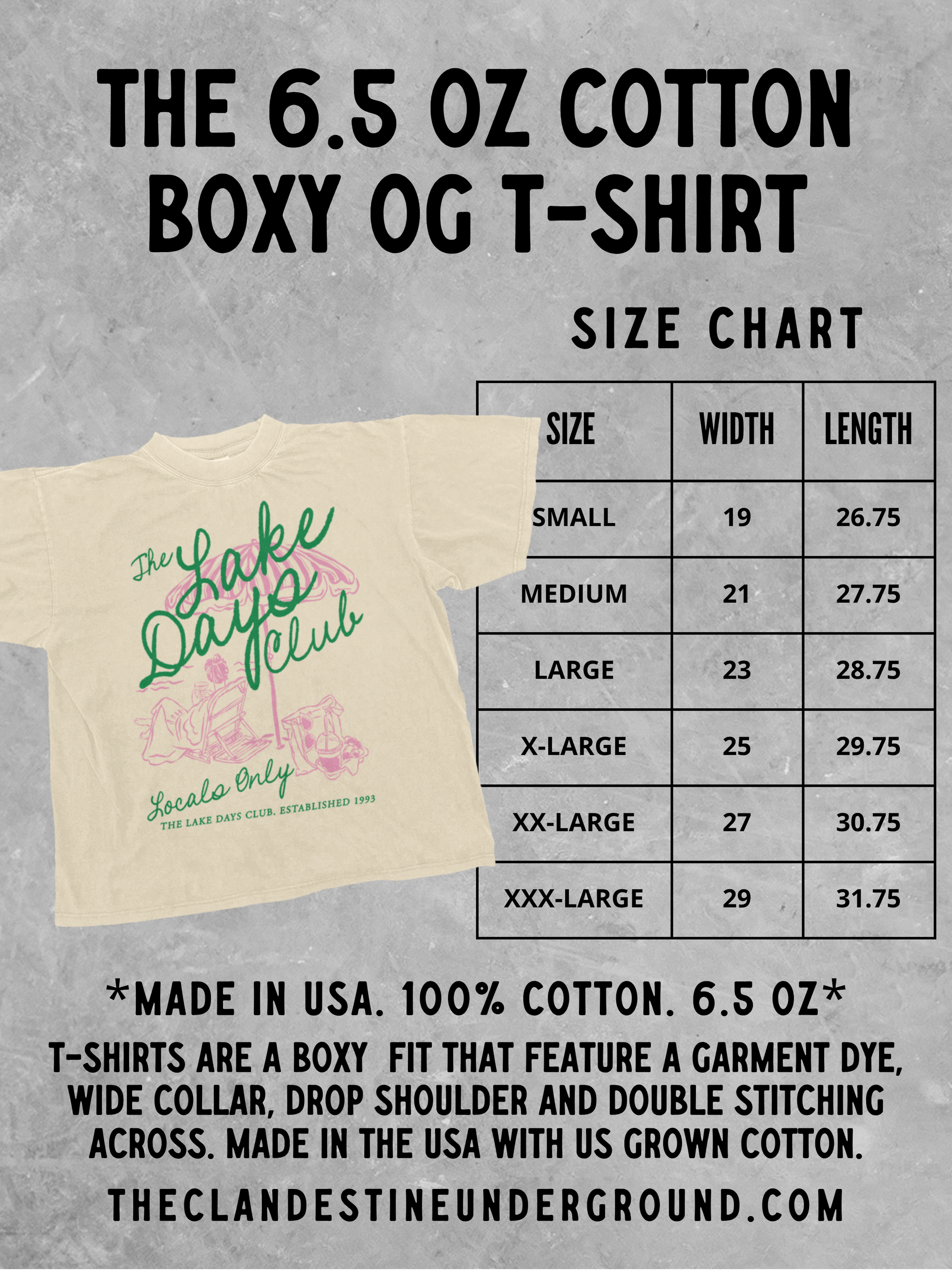 Underground Original Design: Tennessee Volunteers Football OG Boxy Cotton TShirt