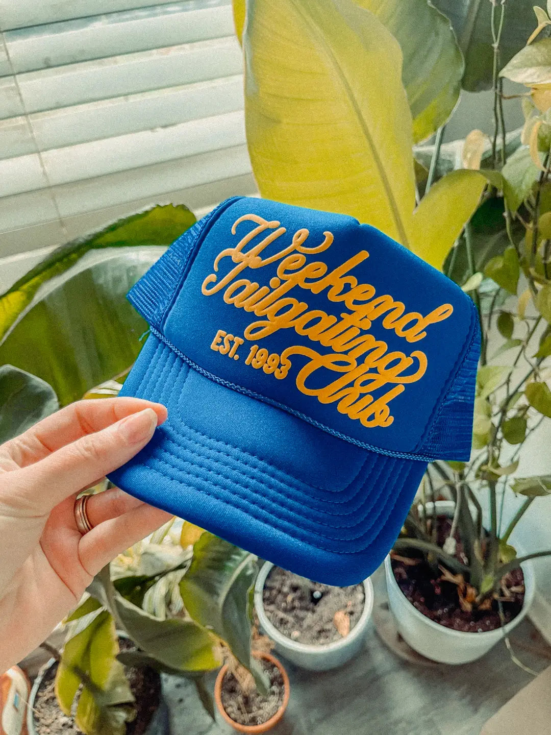 Underground Original Design: Weekend Tailgating Club 90's College Trucker Hat