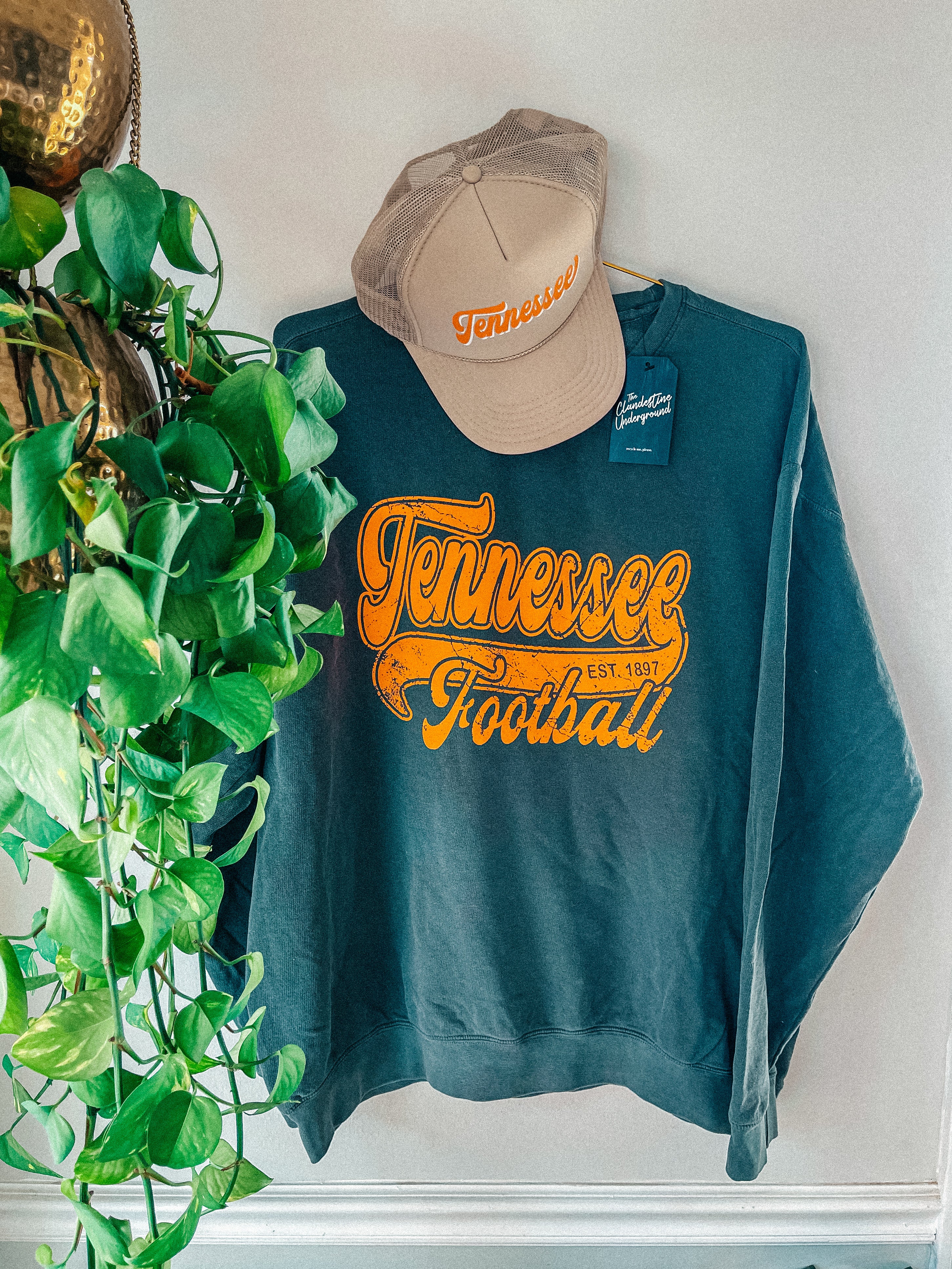 Underground Original Design: Tennessee Football Oversized Vintage Sweatshirt