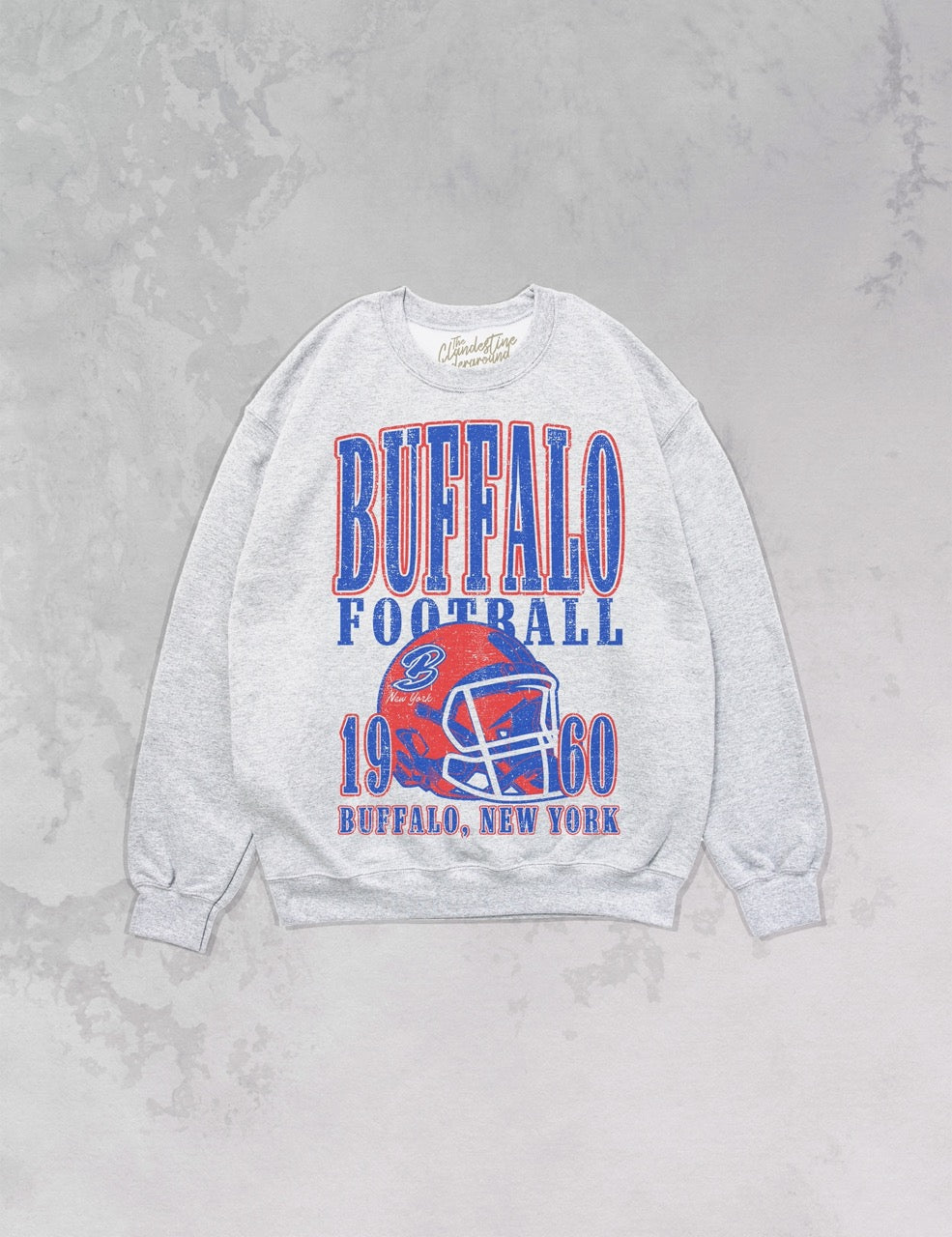 Underground Original Design: Buffalo Football Oversized 90's Sweatshirt