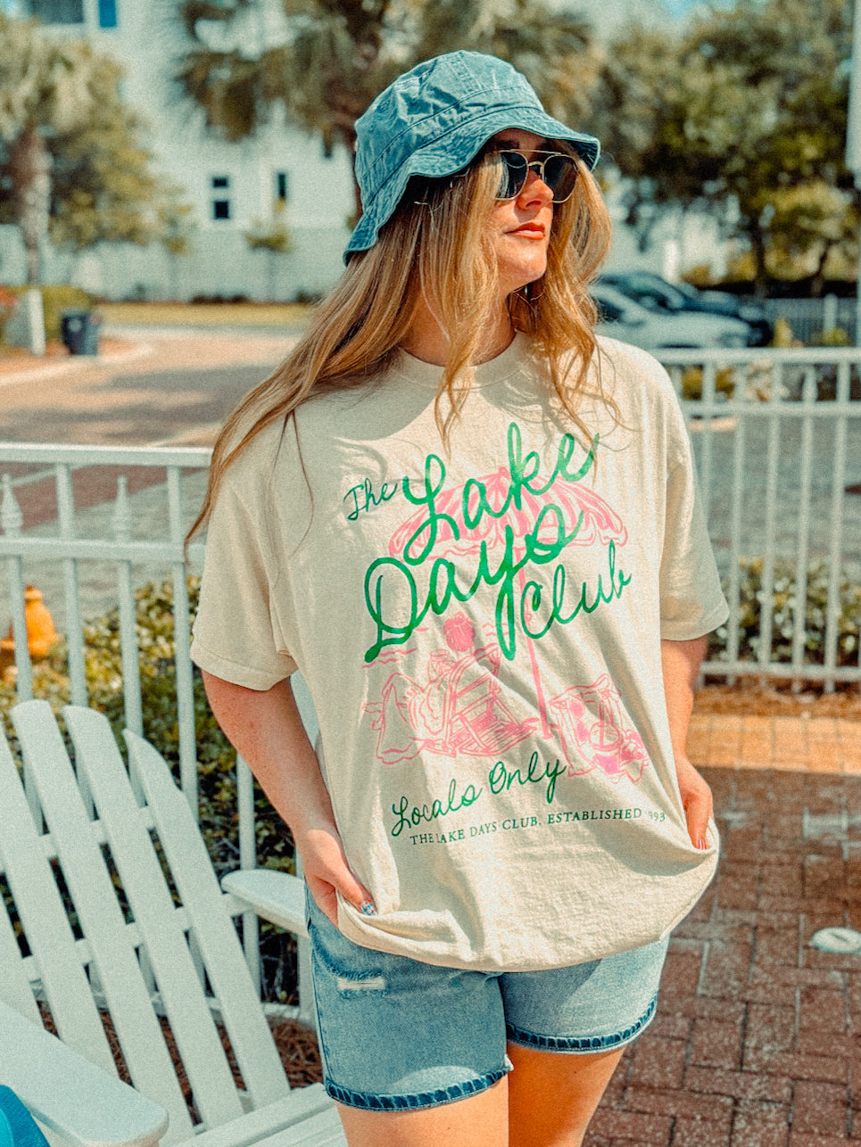 Underground Original Design: The Lake Days Club, Summer Oversized T-Shirt