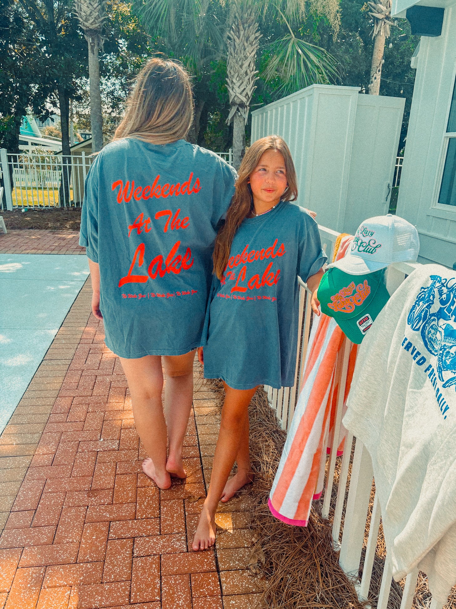 Underground Original Design: Weekends At The Lake, Summer Oversized T-Shirt