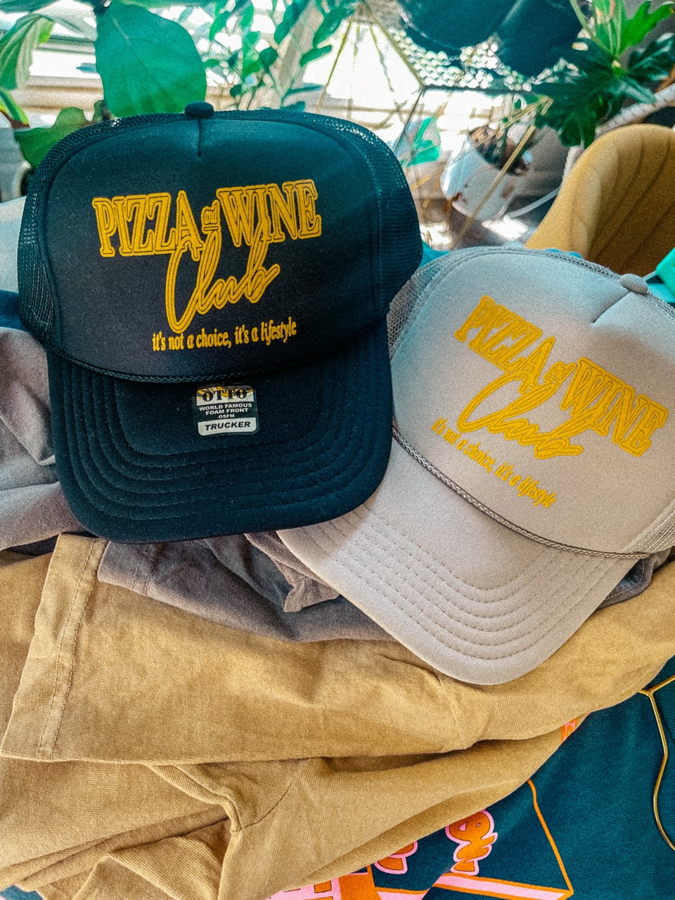 Underground Original Design: Pizza & Wine Club Trucker Hat