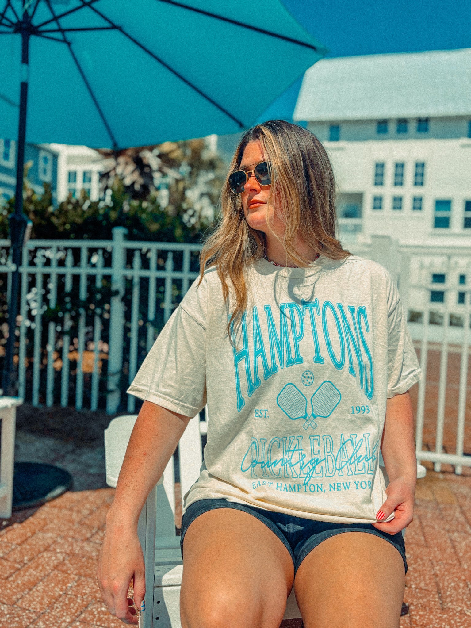 Underground Original Design: Hamptons Country Club Pickleball Oversized TShirt