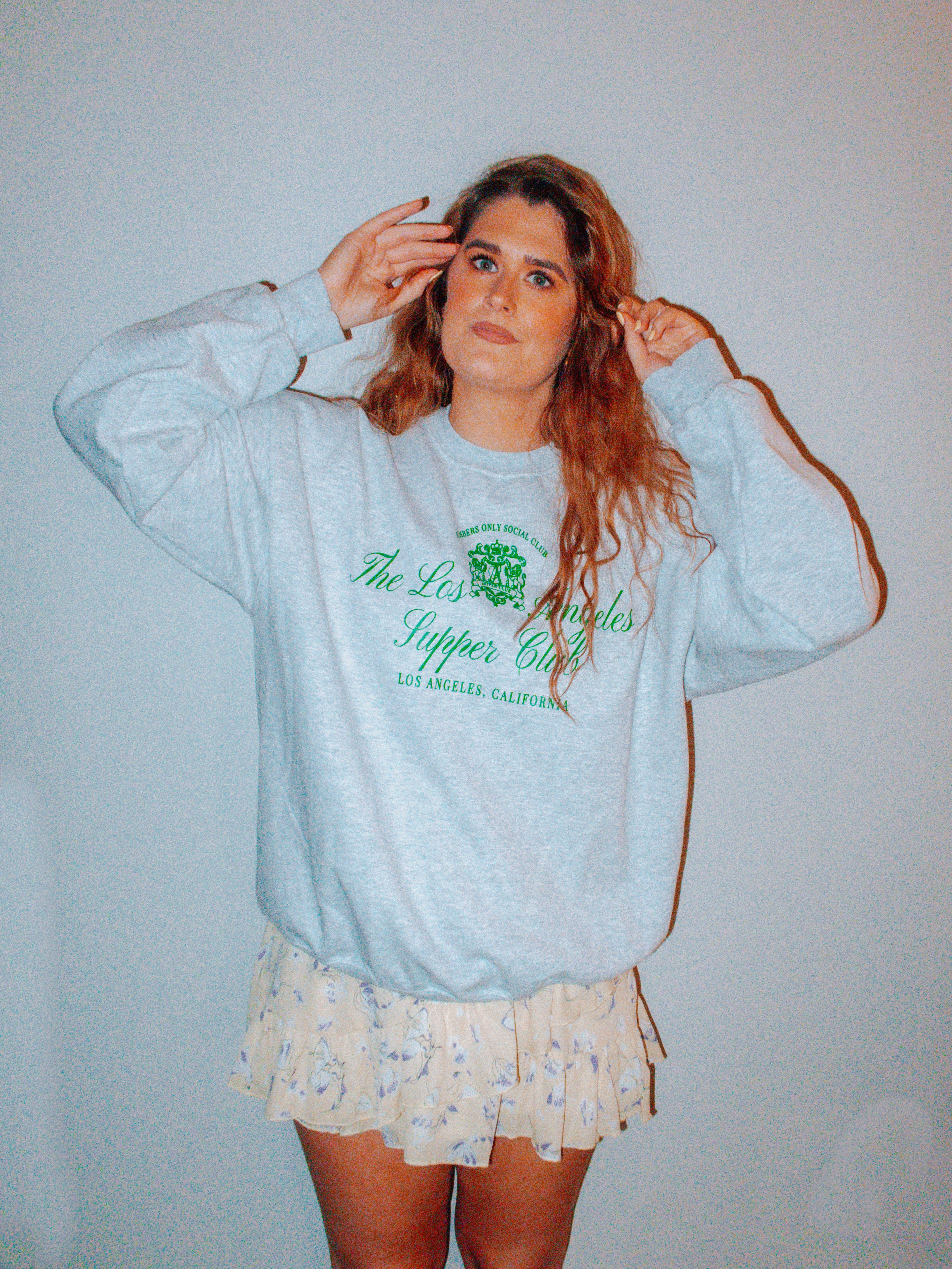 Underground Original Design: Los Angeles Supper Club Oversized 90's Sweatshirt