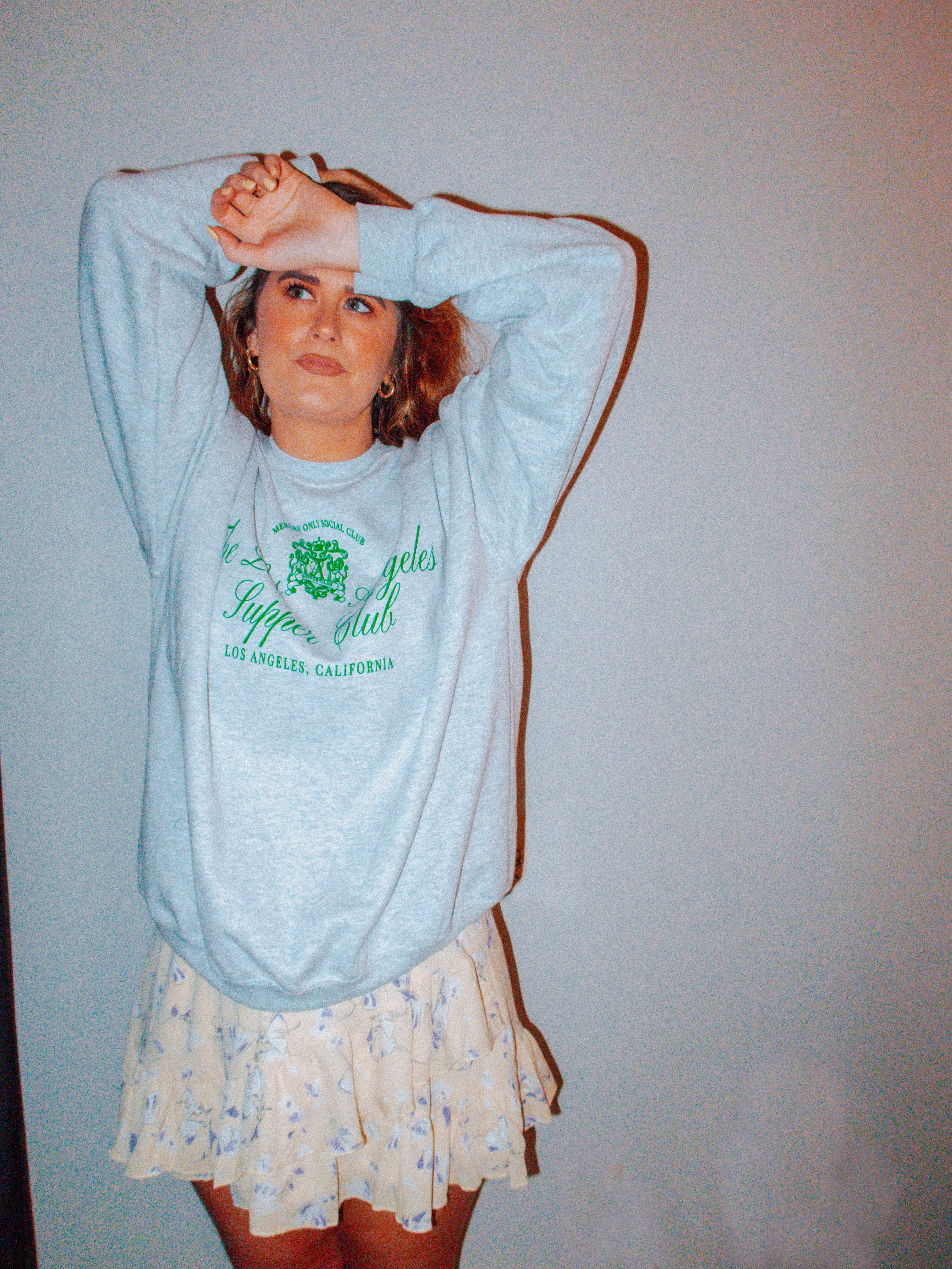 Underground Original Design: Los Angeles Supper Club Oversized 90's Sweatshirt