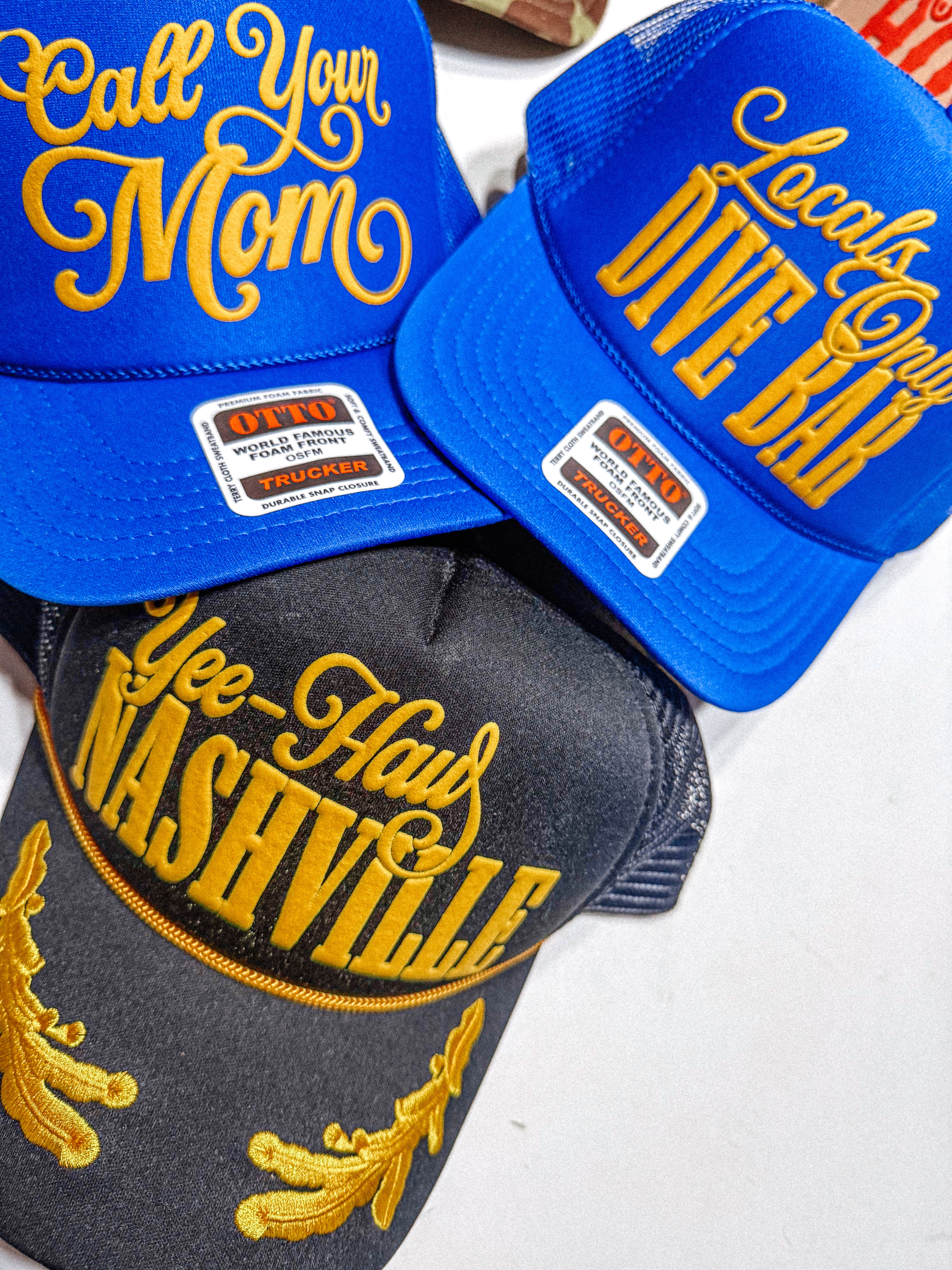 Underground Original Design: Yee-Haw Nashville, Western Trucker Hat