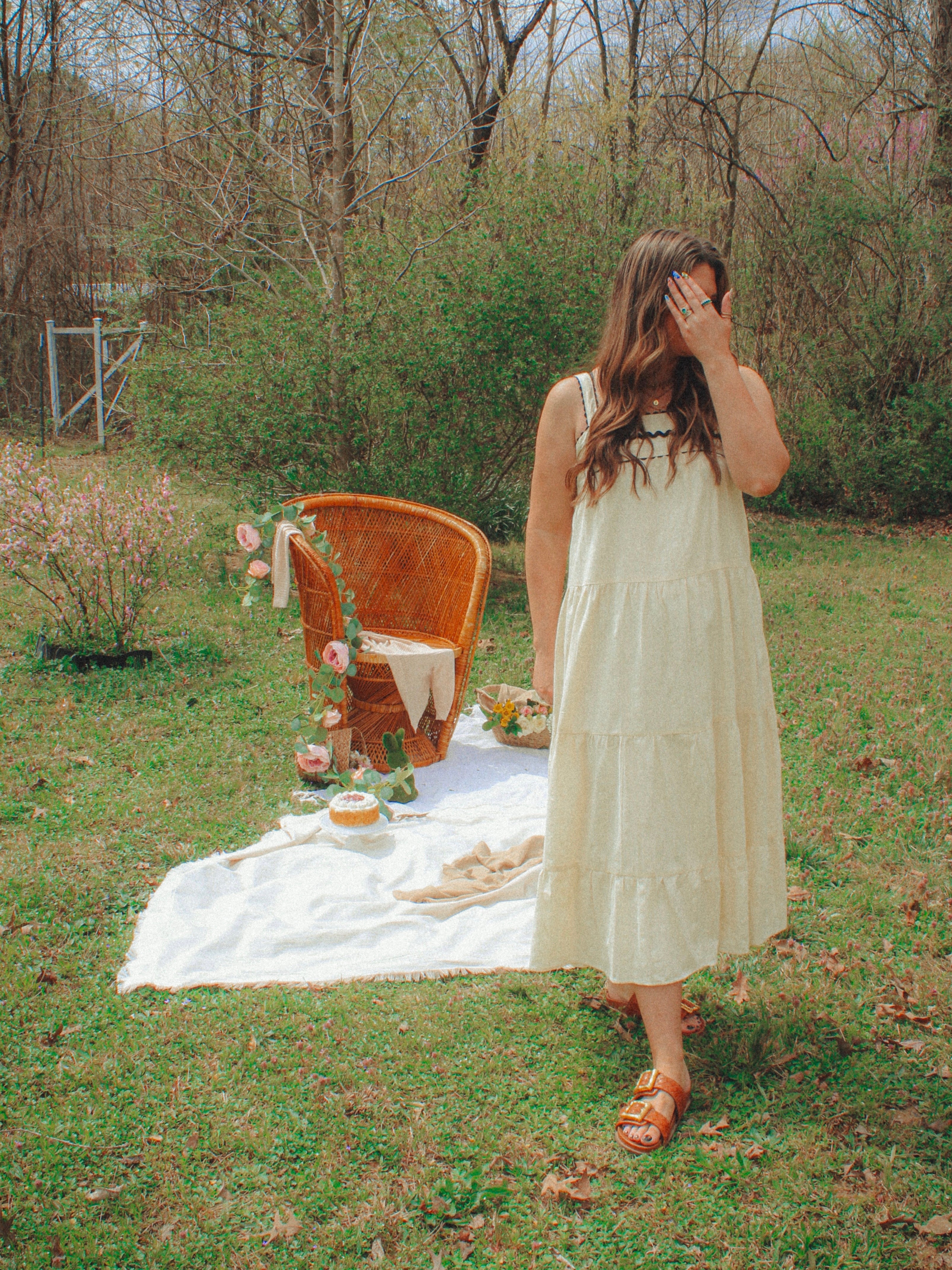 Cotton Tiered Maxi Dress