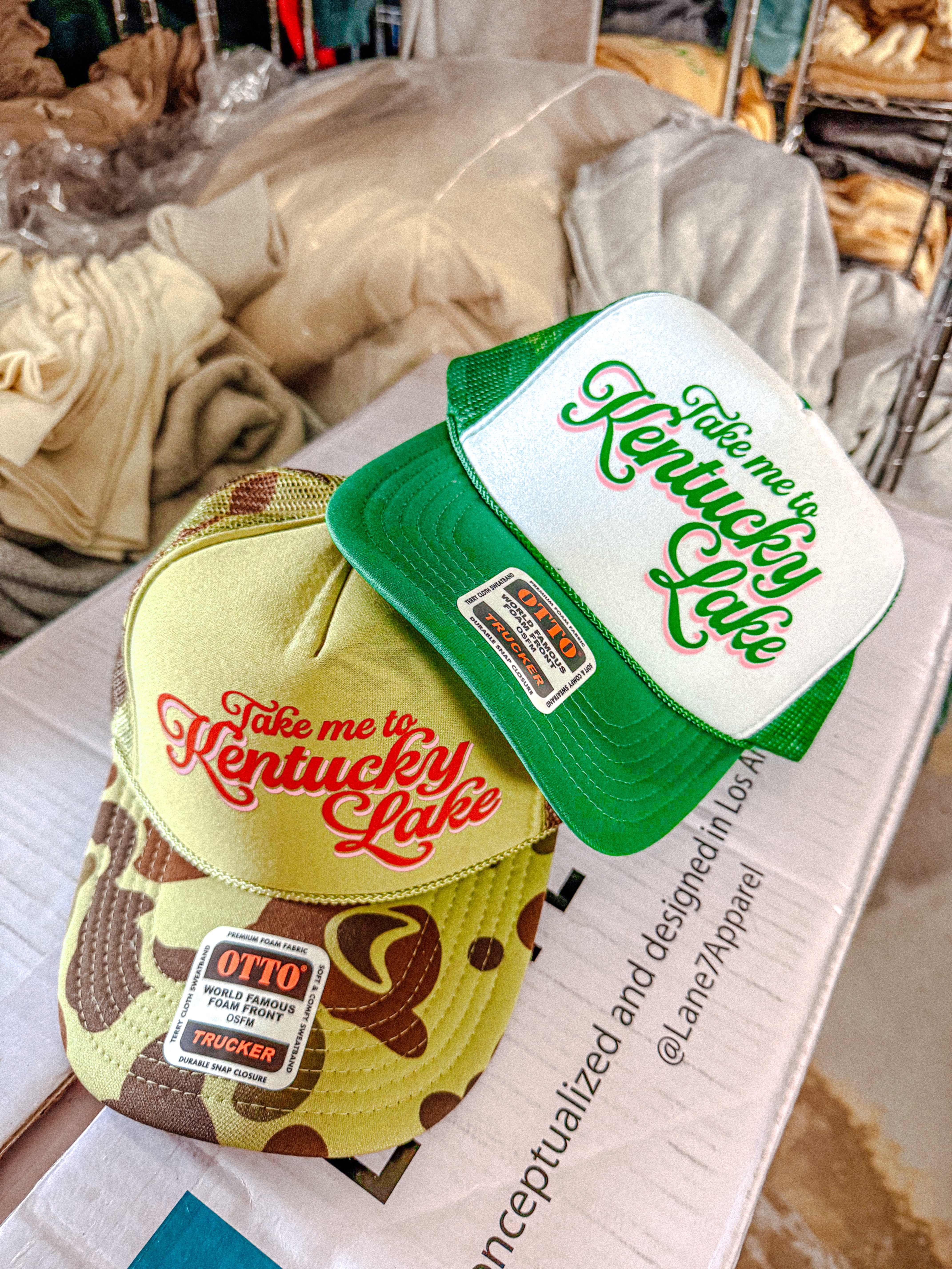 Underground Original Design: Take me to Kentucky Lake, Summer Trucker Hat