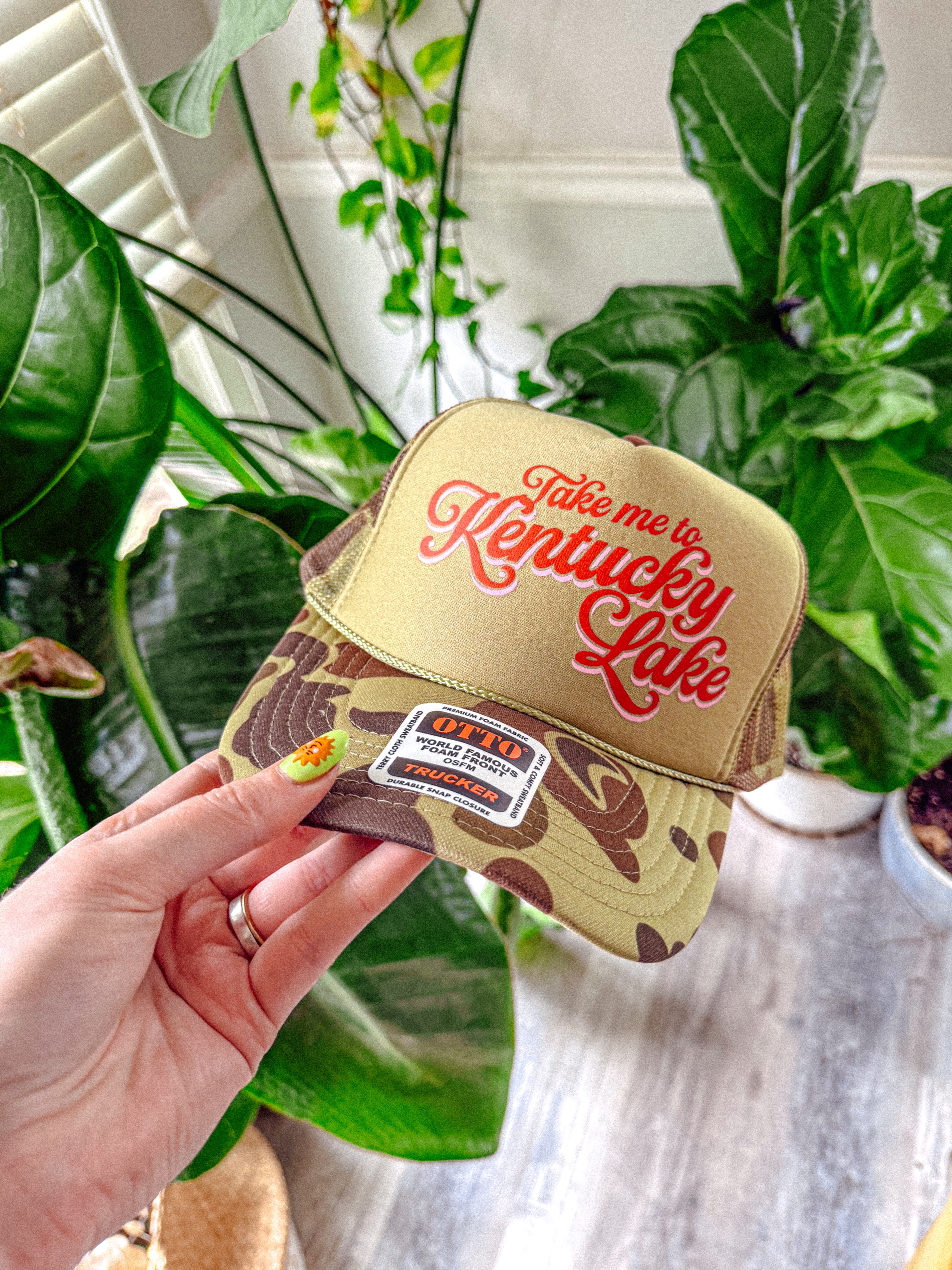 Underground Original Design: Take me to Kentucky Lake, Summer Trucker Hat