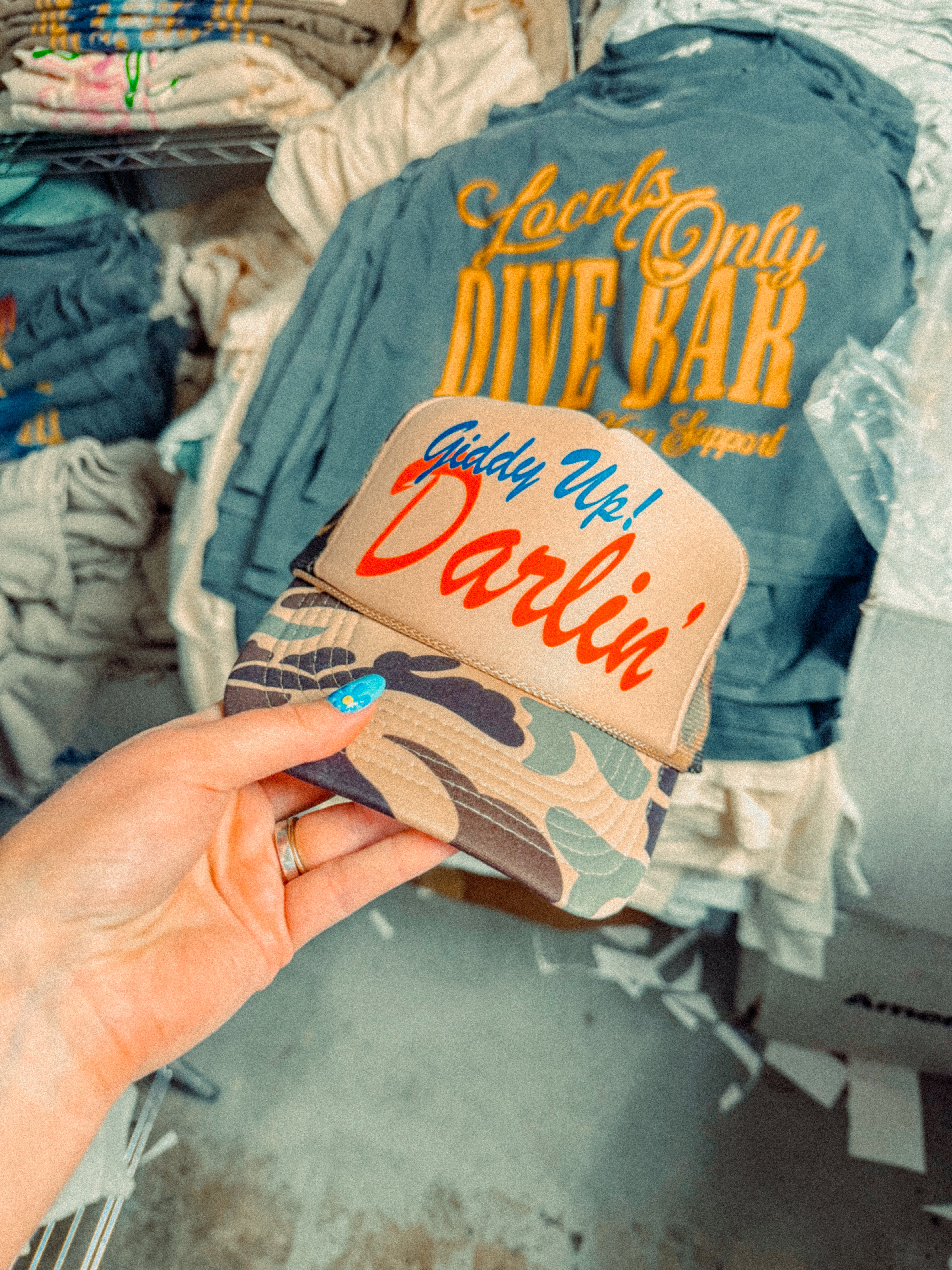 Underground Original Design: Giddy Up Darlin', Western Trucker Hat
