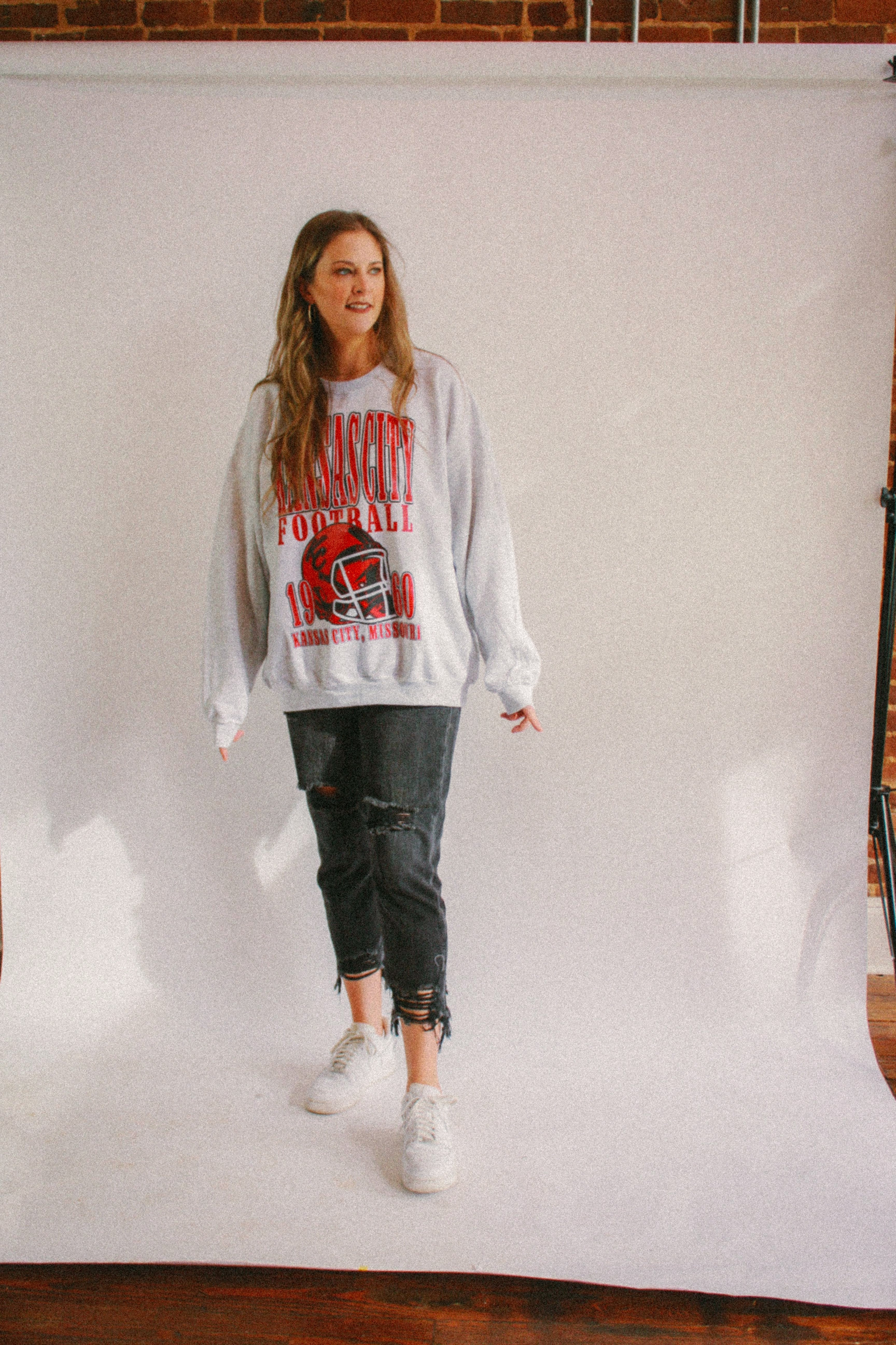 Underground Original Design: Kansas City Football Oversized 90s Sweatshirt