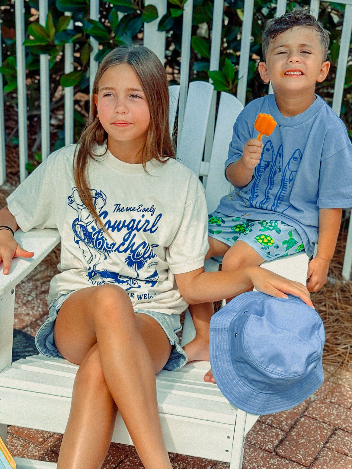 Underground Original Design: * KIDS * Three Little Fish Oversized Kids T-Shirt