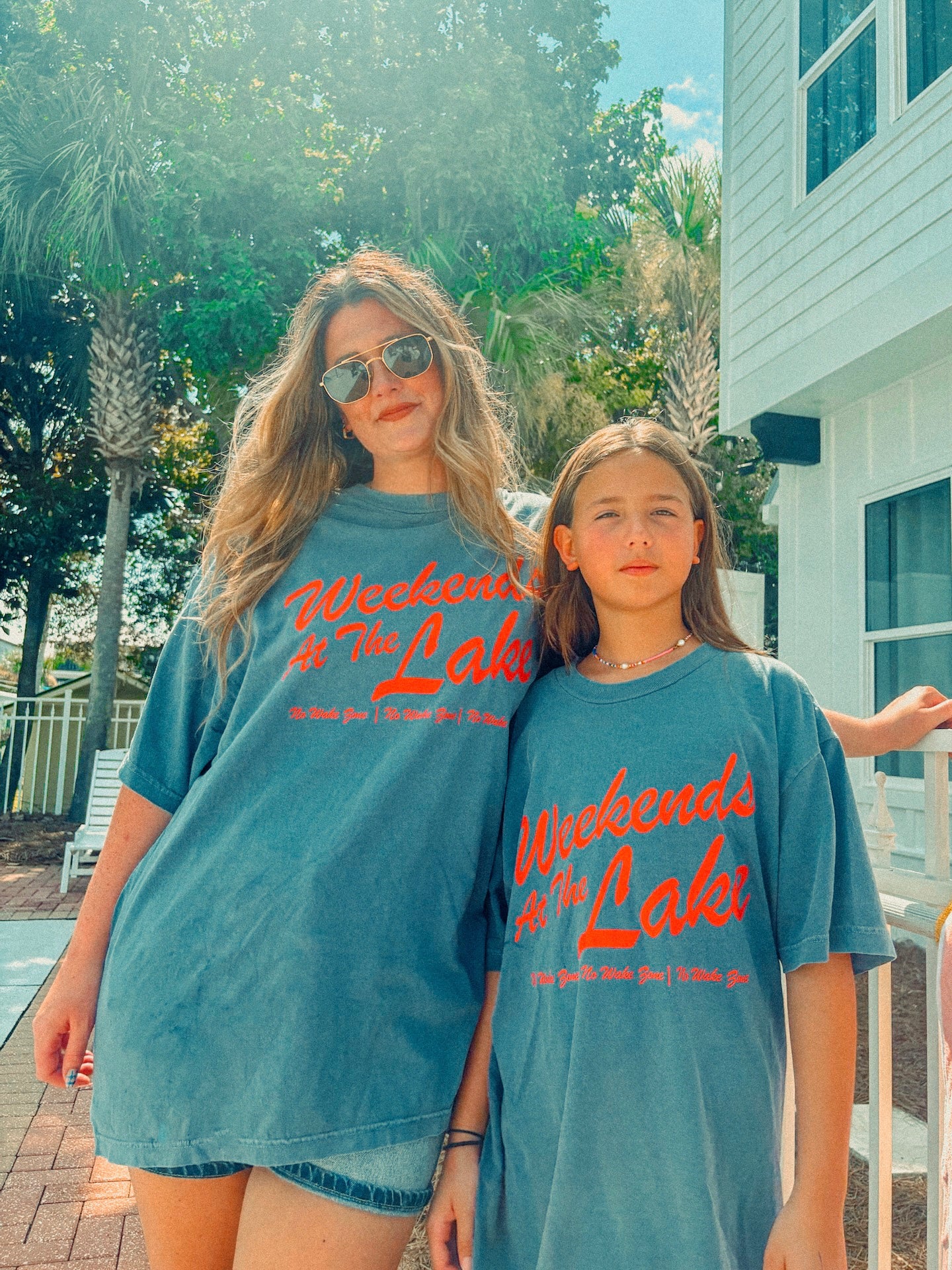 Underground Original Design: Weekends At The Lake, Summer Oversized T-Shirt