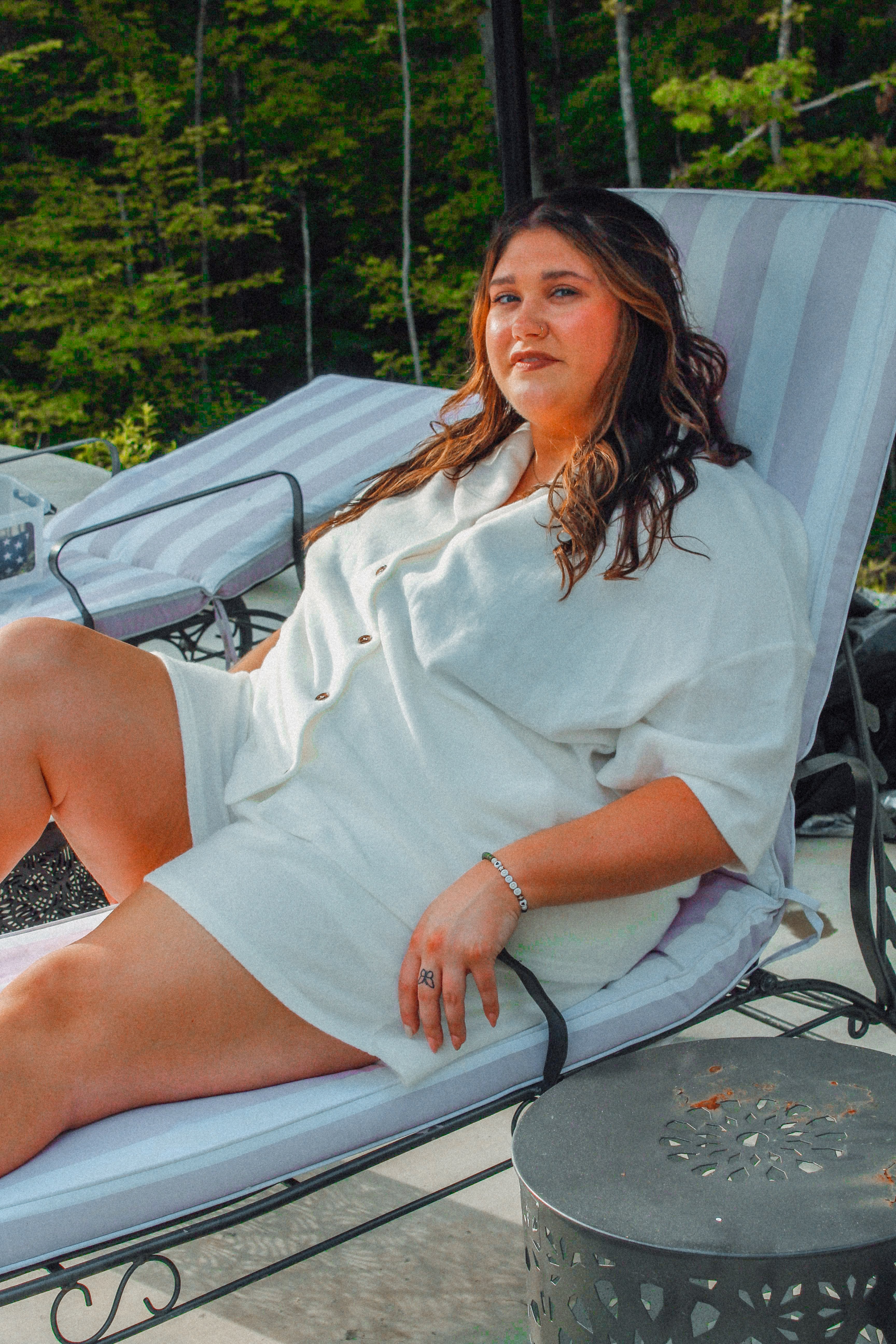 Americana White Two Piece Set
