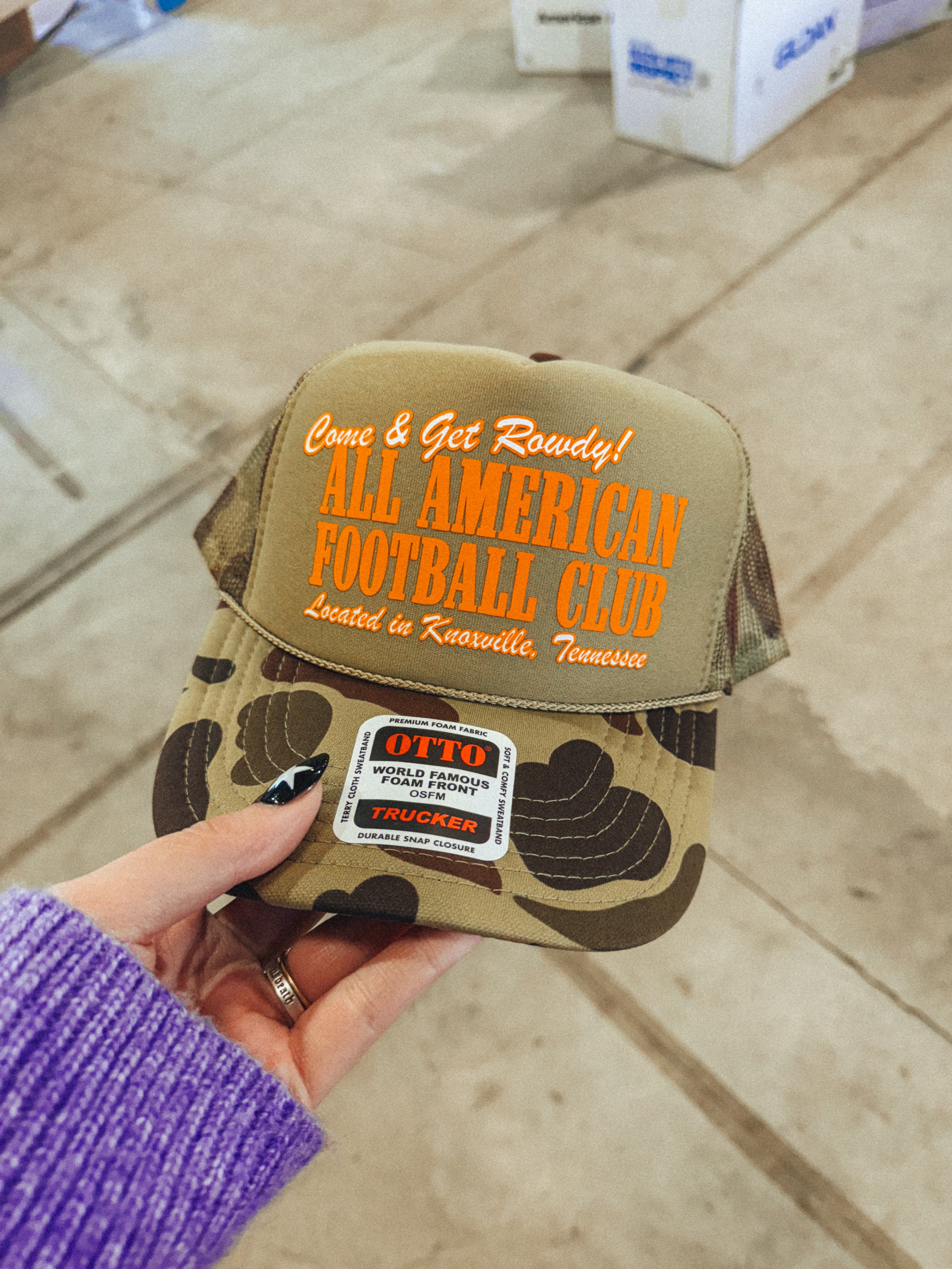 Underground Original Design: All-American Football Club Trucker Hat