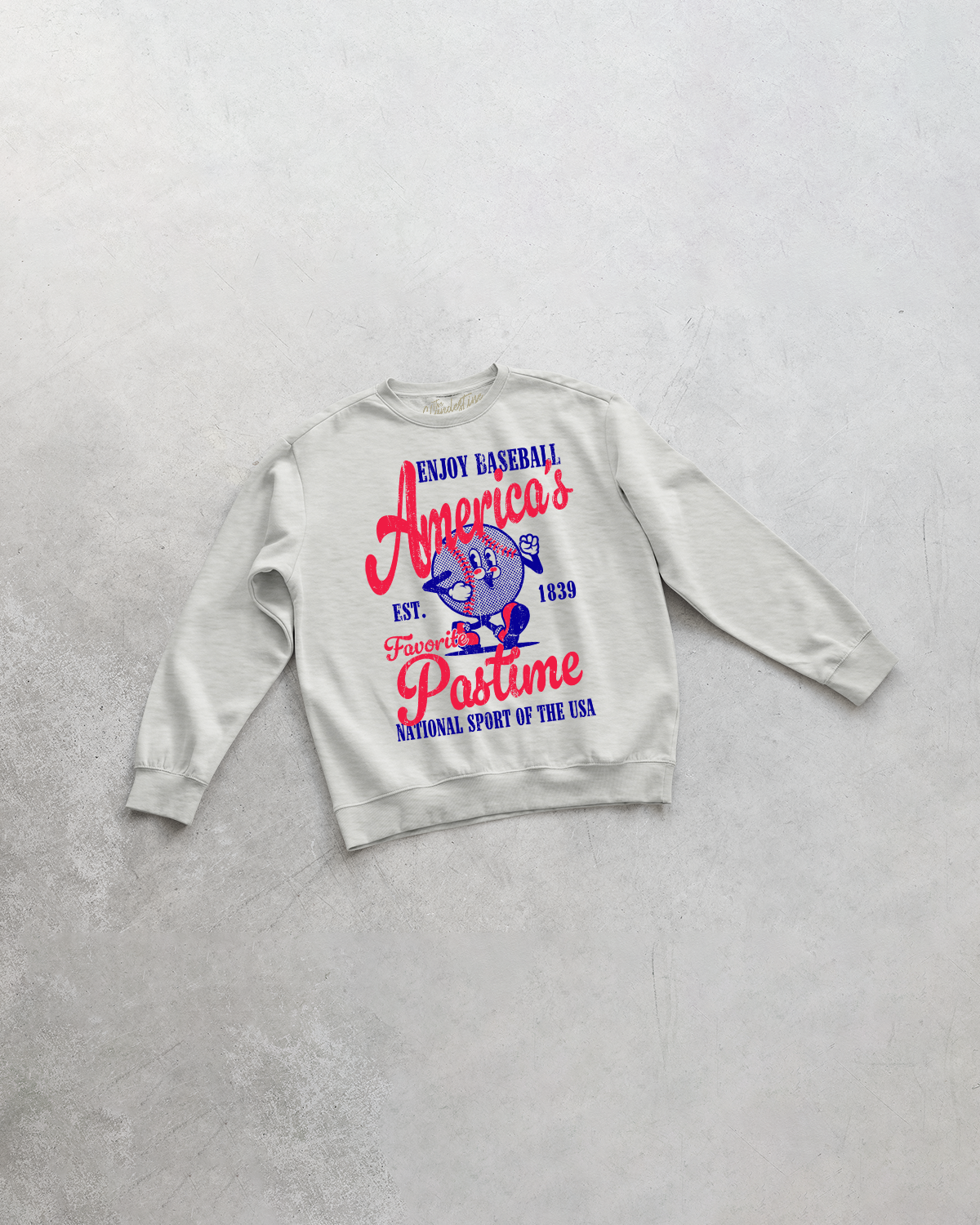 Underground Original Design: Enjoy Baseball, America's Favorite Oversized 90's Sweatshirt