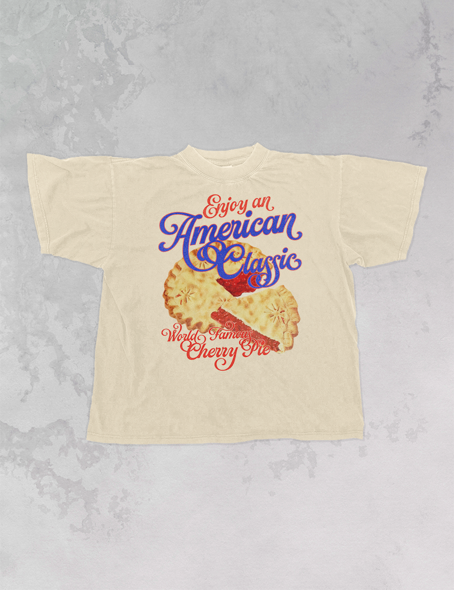 Underground Original Design: Cherry Pie,  An American Classic Oversized T-Shirt