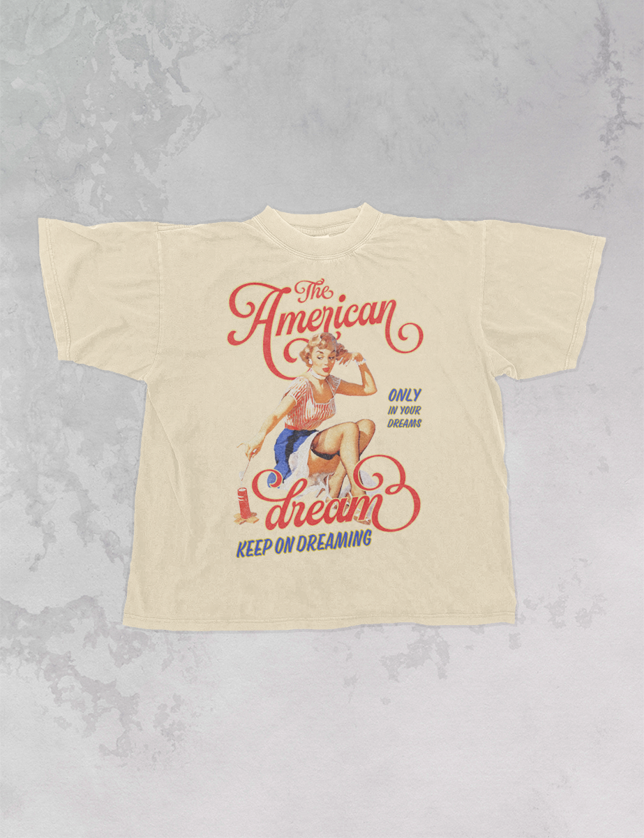 Underground Original Design: The American Dream, In Your Dreams Oversized T-Shirt