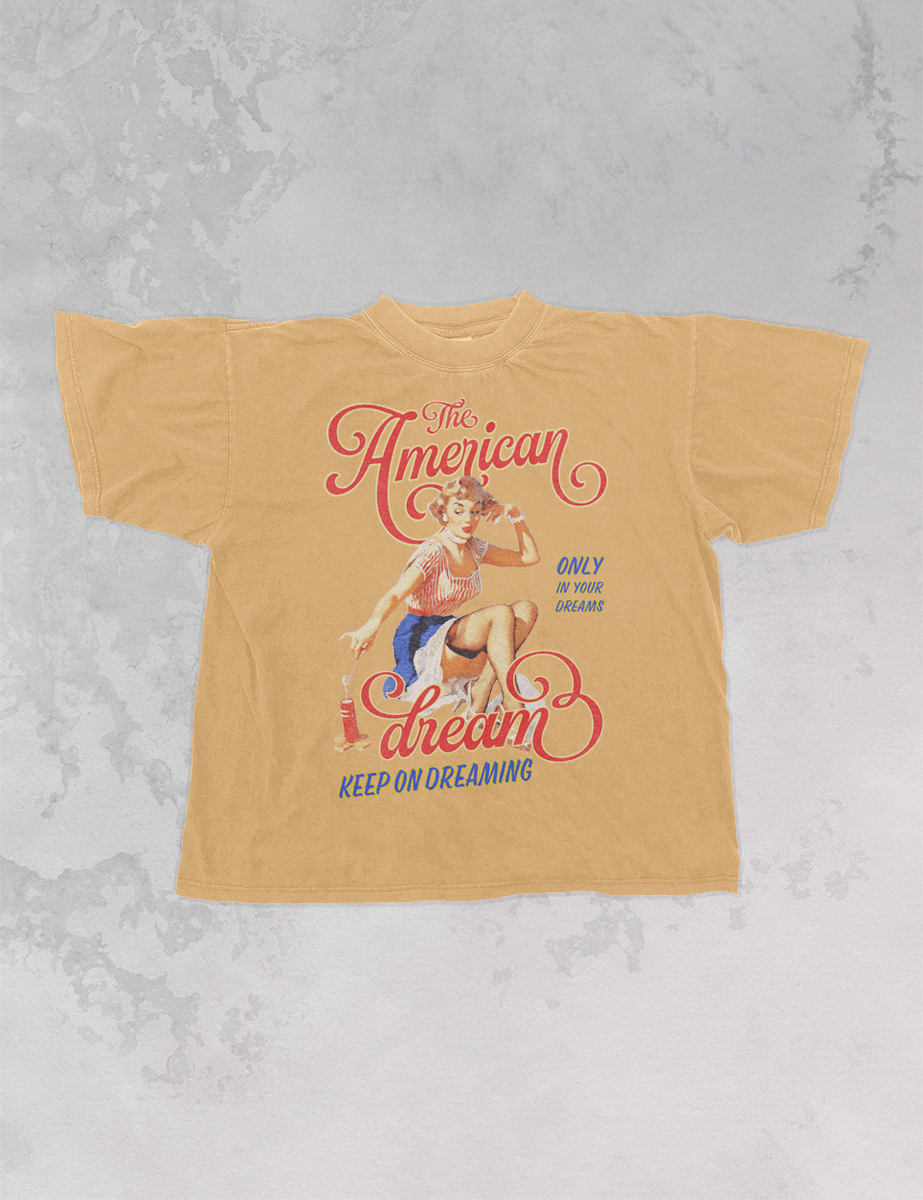 Underground Original Design: The American Dream, In Your Dreams Oversized T-Shirt