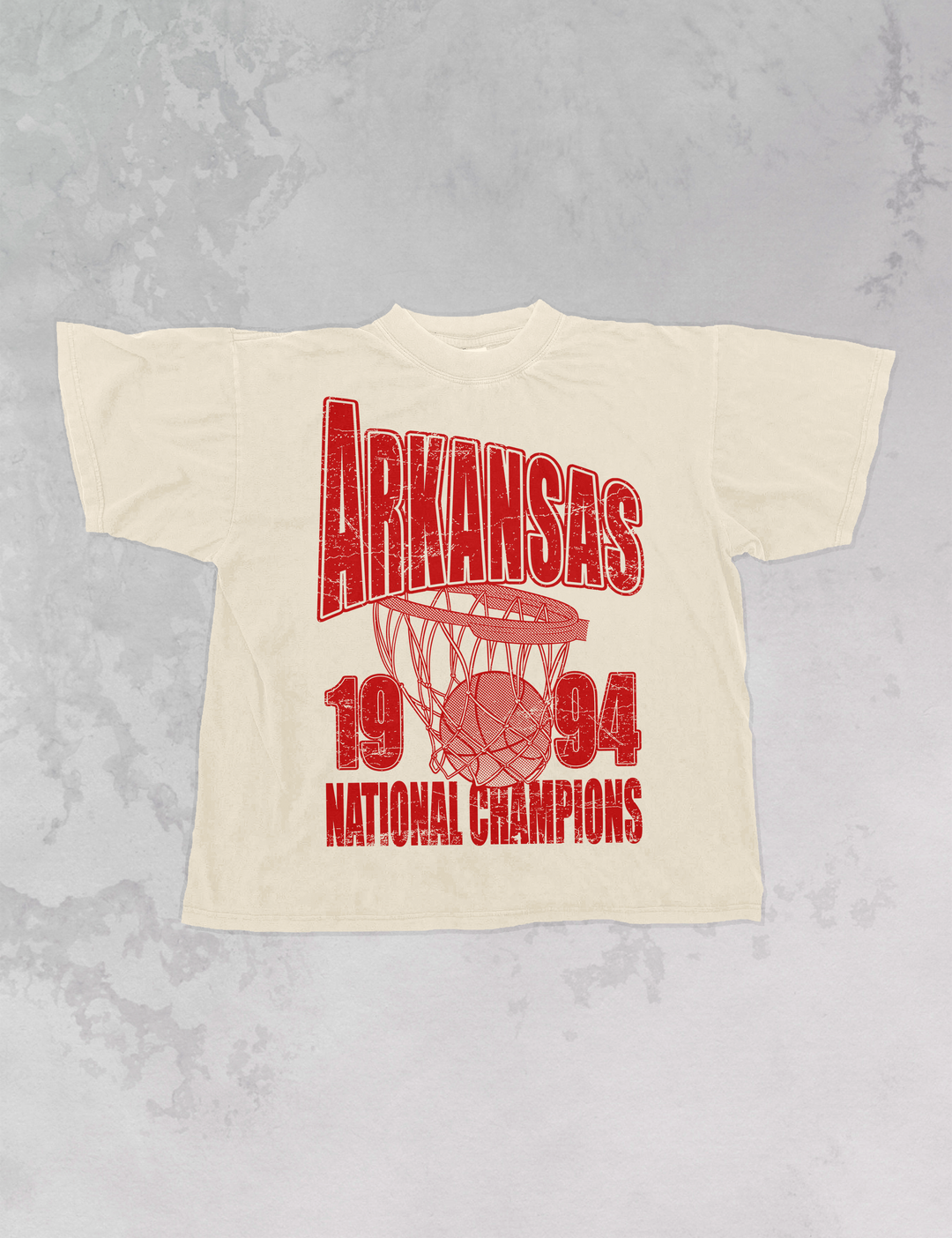 Underground Original Design: Arkansas Basketball National Champs Oversized T-Shirt