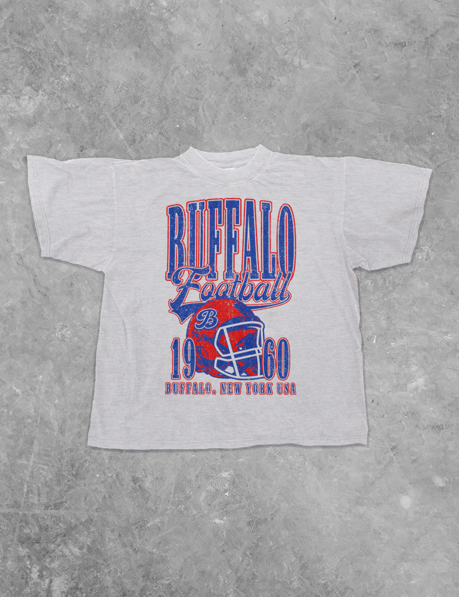 Underground Original Design: Buffalo Football Boxy Cotton TShirt
