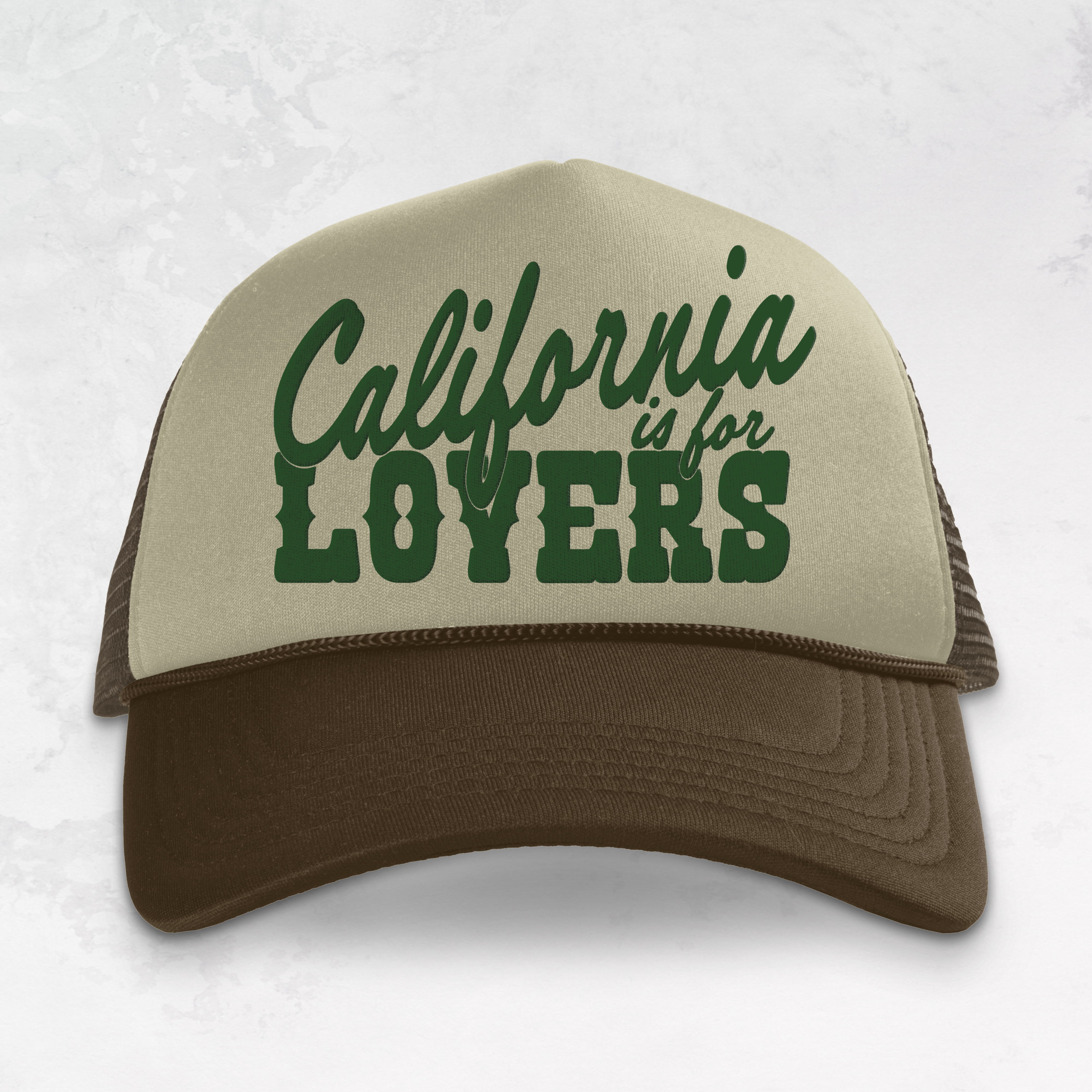 Underground Original Design: California is For Lovers, Western Trucker Hat