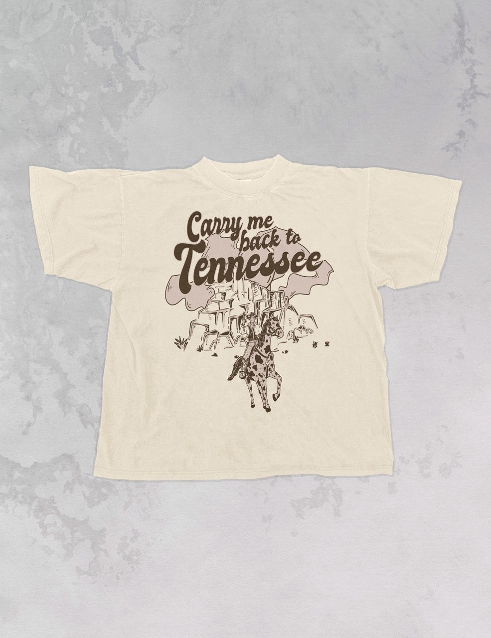 Underground Original Design: Carry Me Back To Tennessee Oversized TShirt