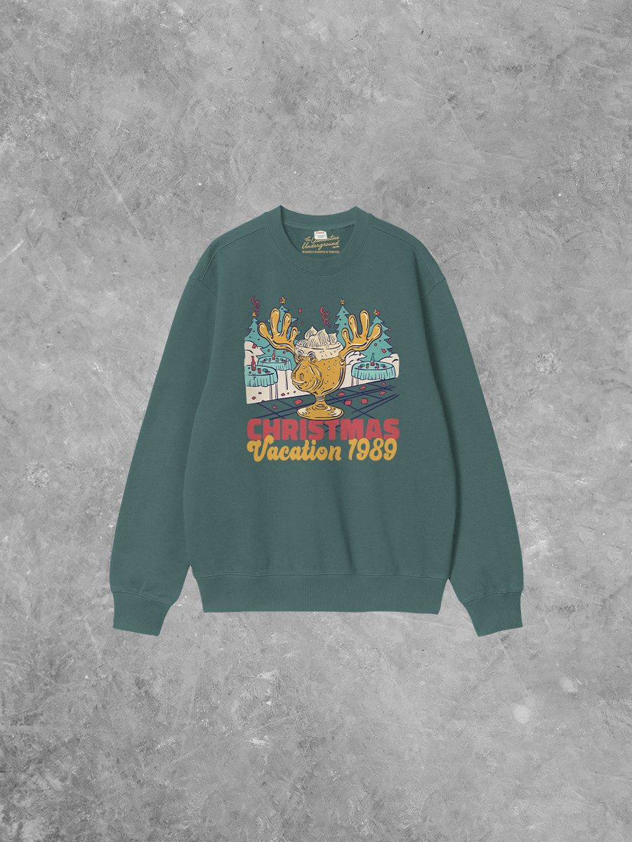 Underground Original Design: Christmas Vacation 1989 Boxy Cotton 90's Sweatshirt