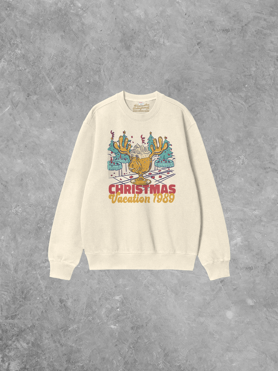 Underground Original Design: Christmas Vacation 1989 Boxy Cotton 90's Sweatshirt