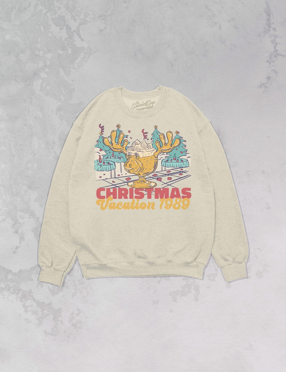 Underground Original Design: Christmas Vacation 1989 Oversized 90's Sweatshirt