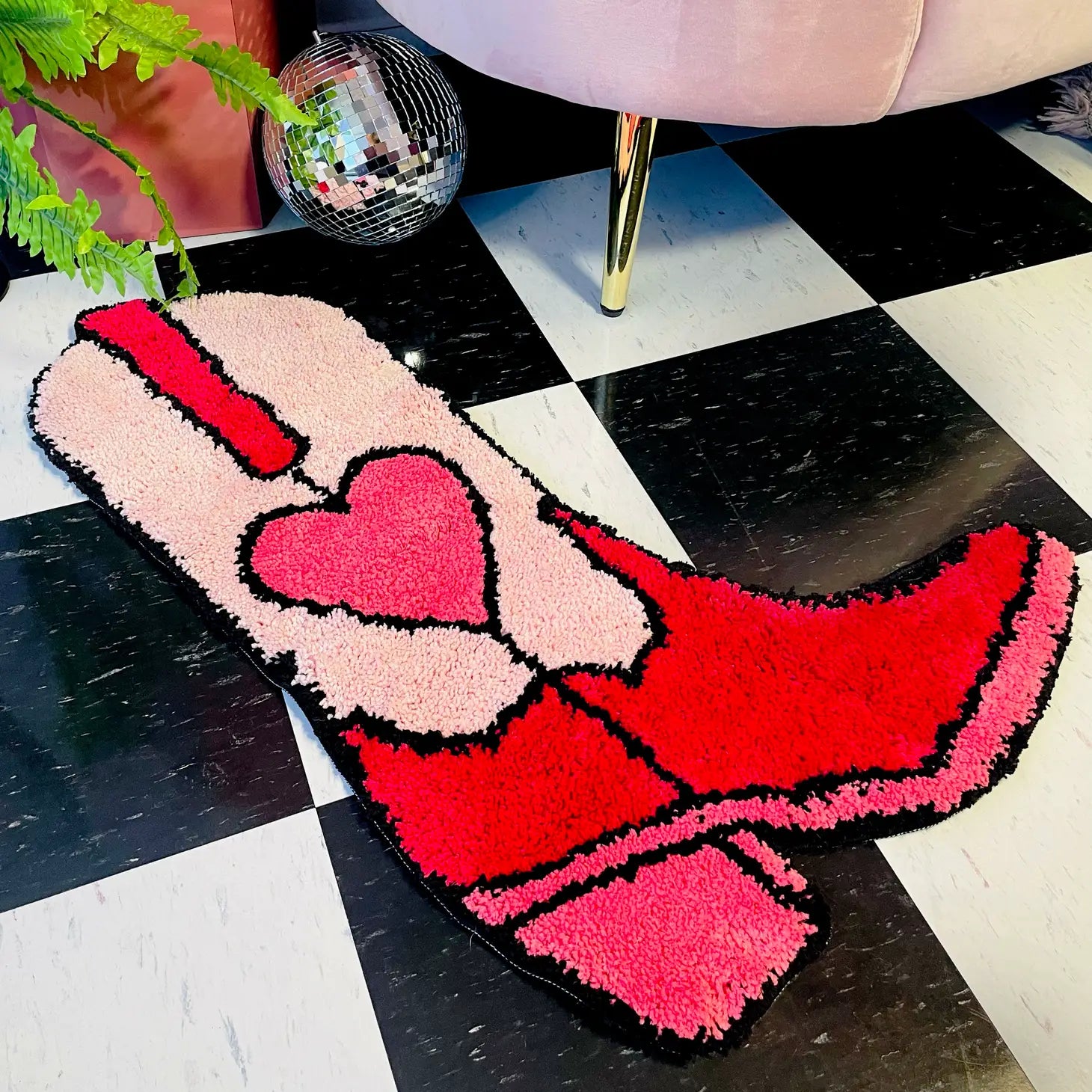 Cowboy Boot Western Non-Slip Rug