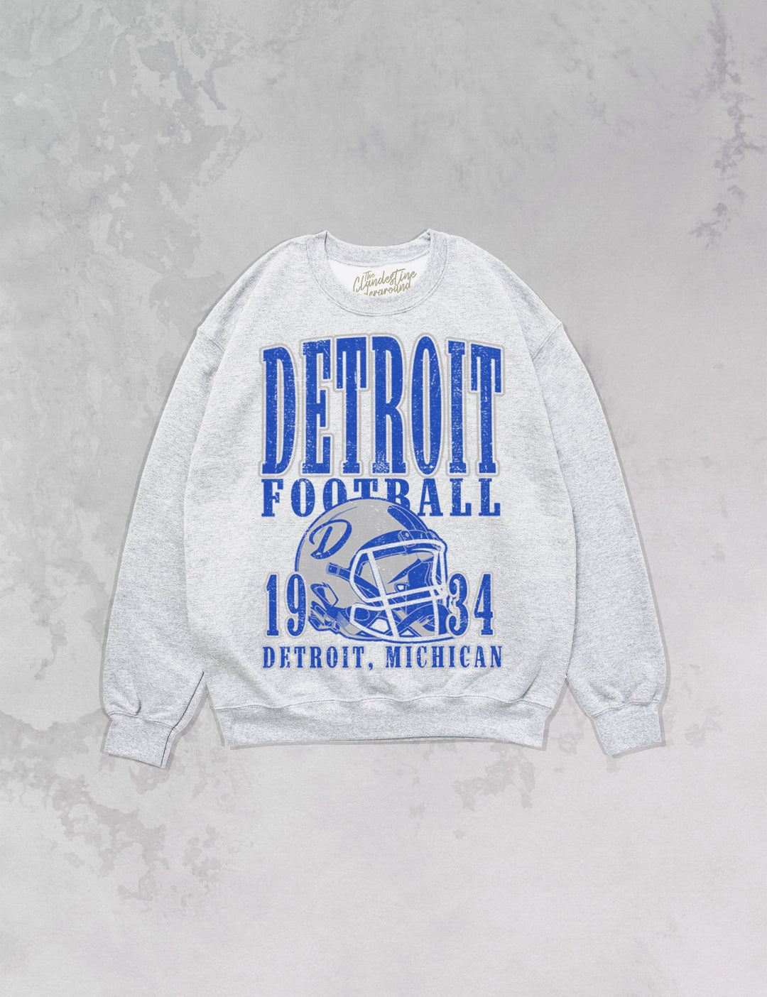 Underground Original Design: Detroit Football Oversized 90s Sweatshirt