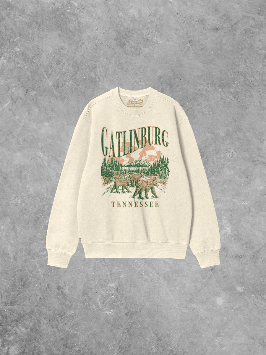 Underground Original Design: Gatlinburg Boxy Cotton 90s Sweatshirt
