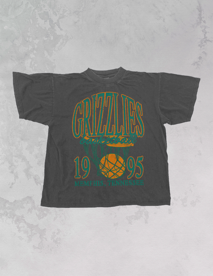 Underground Original Design: Grizzlies Vintage Oversized TShirt