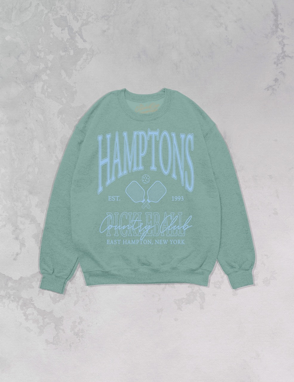 Underground Original Design: Hamptons Country Club Pickleball Oversized 90's Sweatshirt