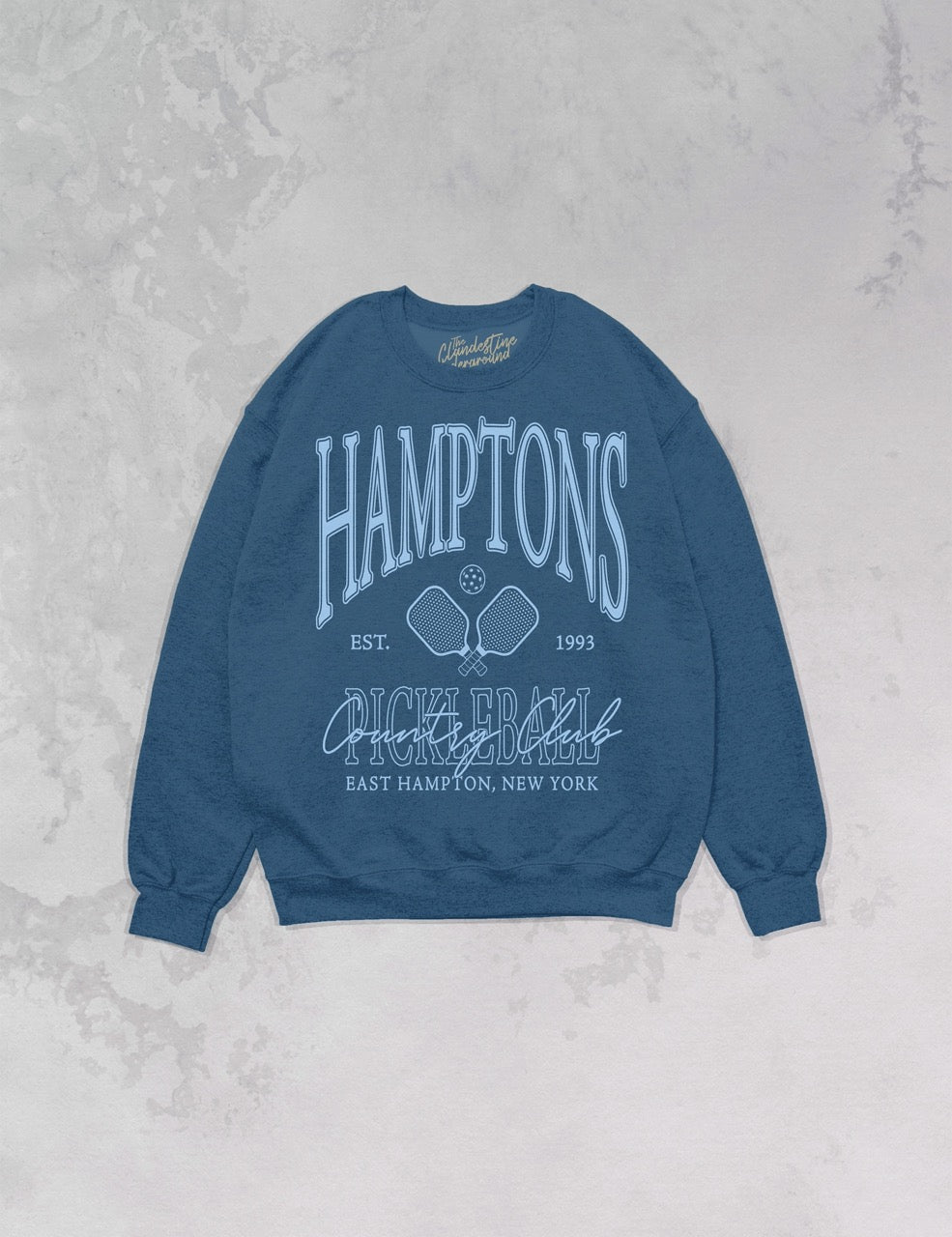Underground Original Design: Hamptons Country Club Pickleball Oversized 90's Sweatshirt
