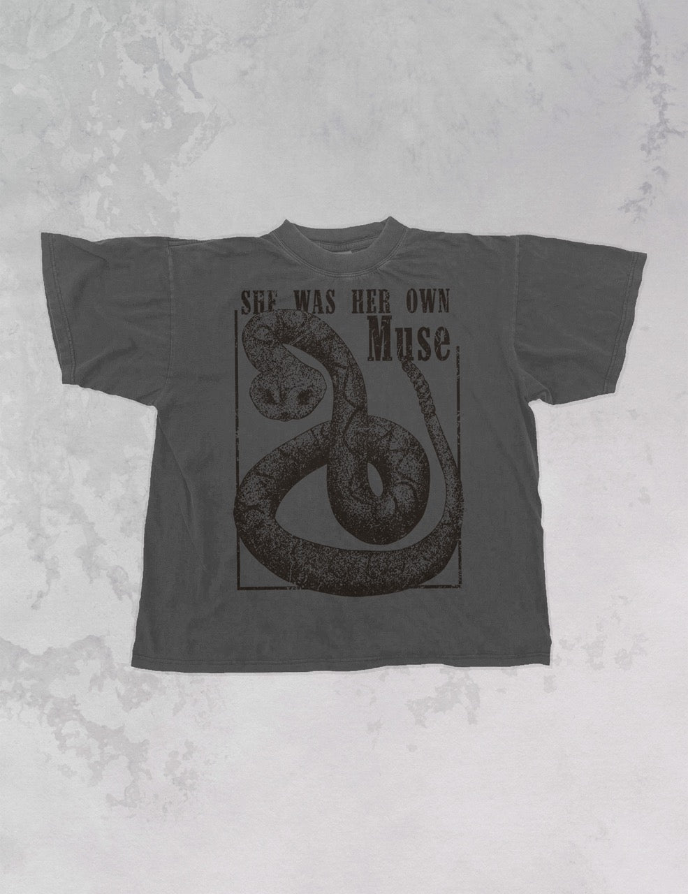Underground Original Design: She Was Her Own Muse Oversized TShirt