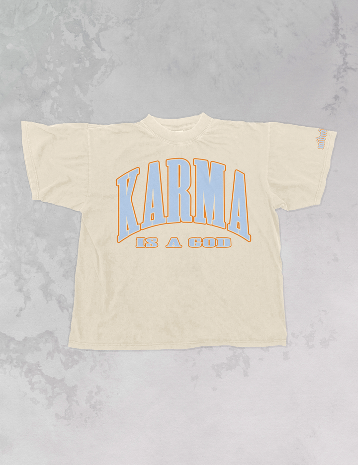 Underground Original Design: Karma is a God Oversized T-Shirt