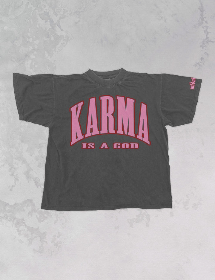 Underground Original Design: Karma is a God Oversized T-Shirt