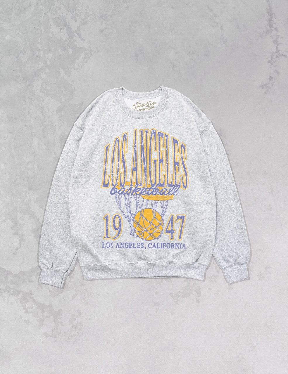 Underground Original Design: Los Angeles Basketball Oversized 90's Sweatshirt