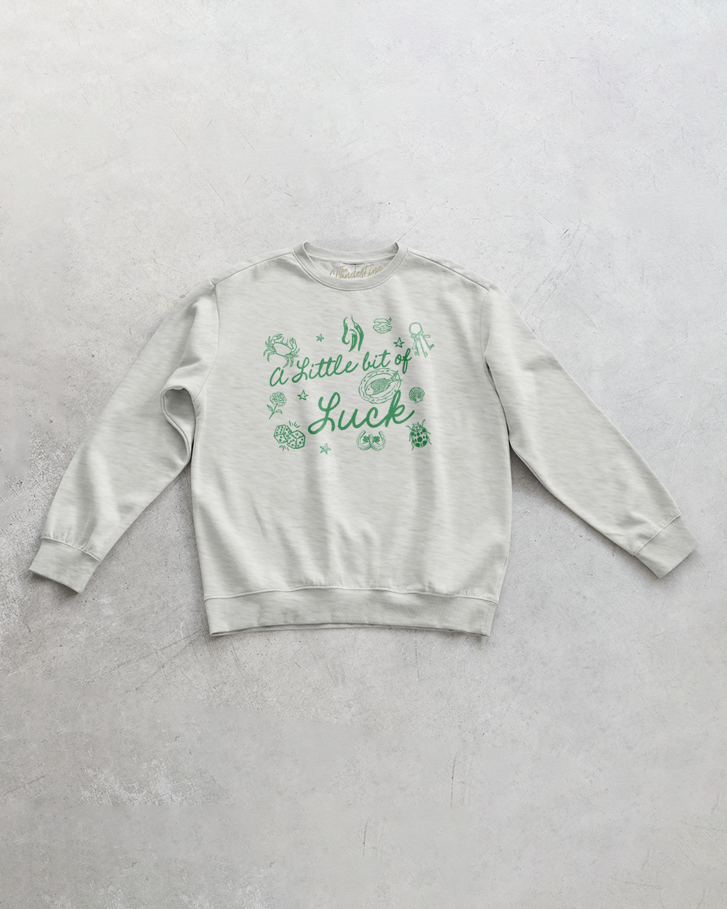 Underground Original Design: A Little Bit of Luck, St Patty's Oversized 90's Sweatshirt