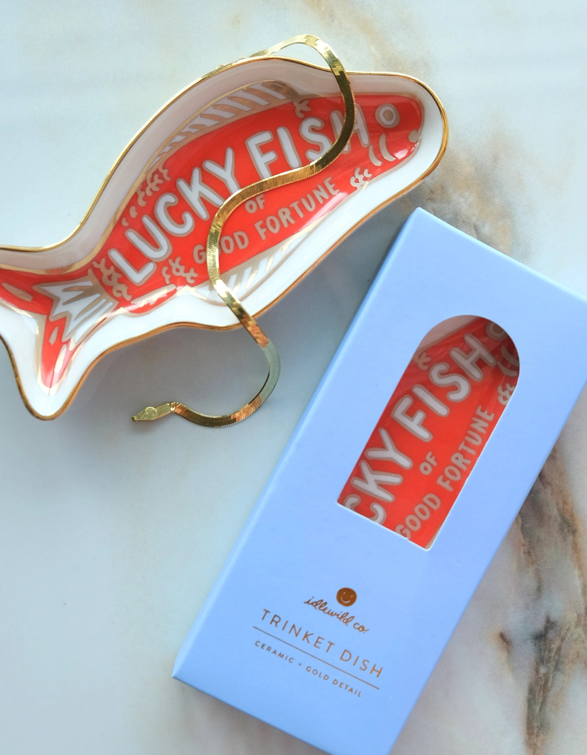 Good Fortune, Lucky Fish Trinket Dish