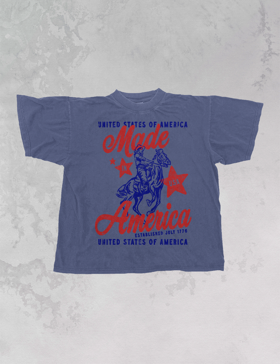 Underground Original Design: Made in America, Western Oversized TShirt