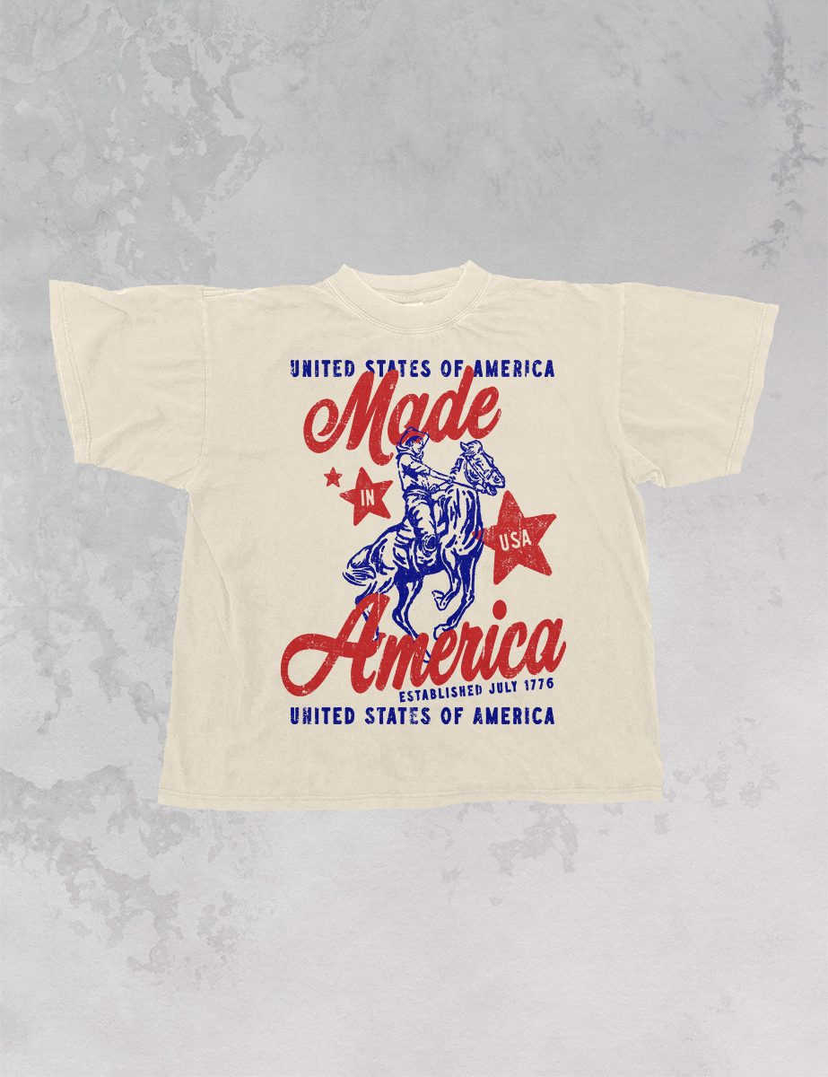 Underground Original Design: Made in America, Western Oversized TShirt