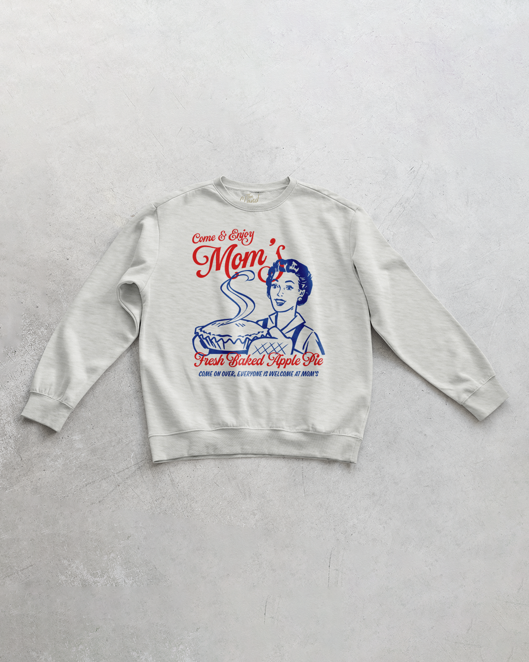 Underground Original Design: Mom's Apple Pie, Mothers Day Oversized Sweatshirt