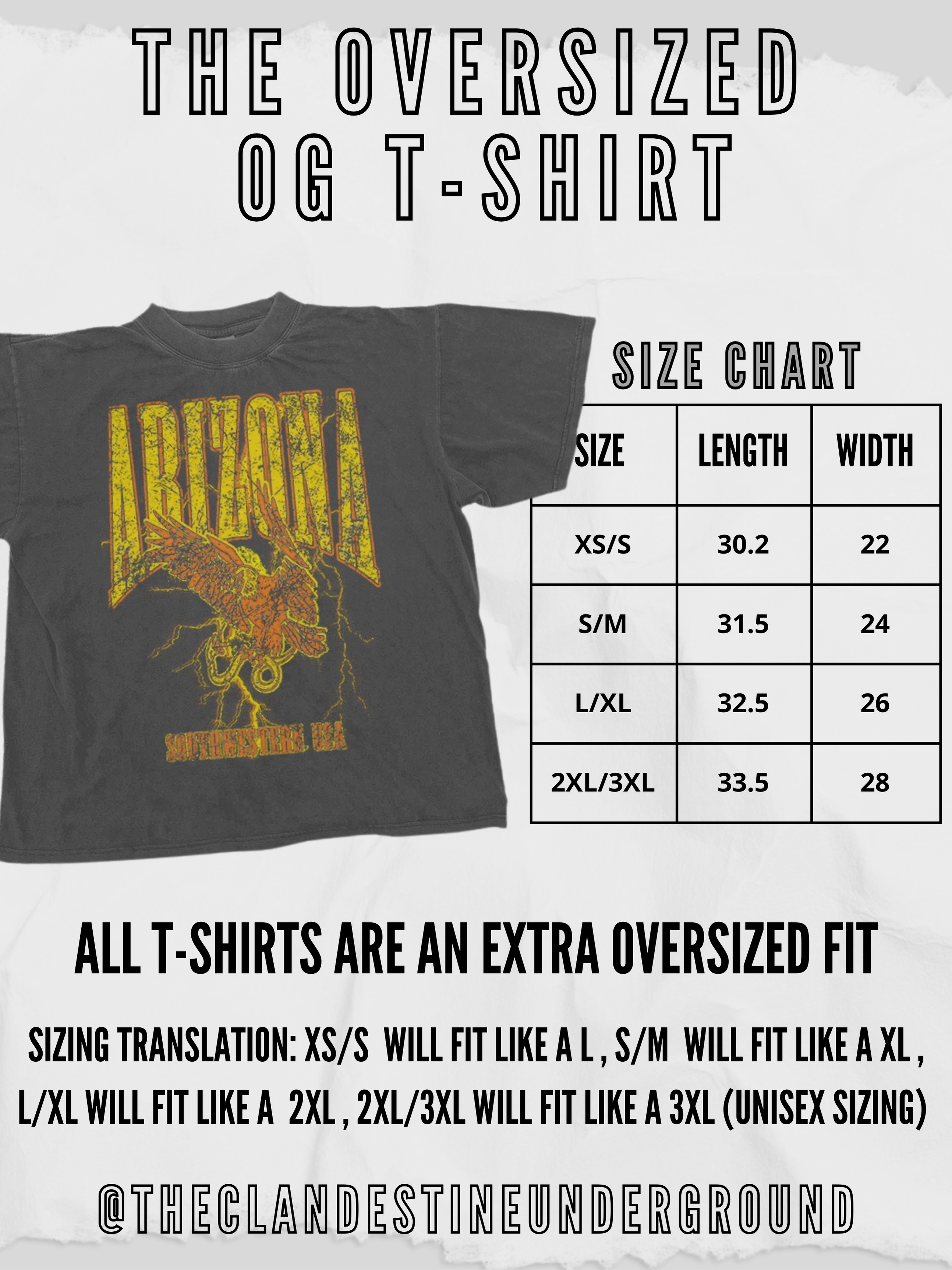 Underground Original Design: Cool It Cowboy, Western Oversized T-Shirt