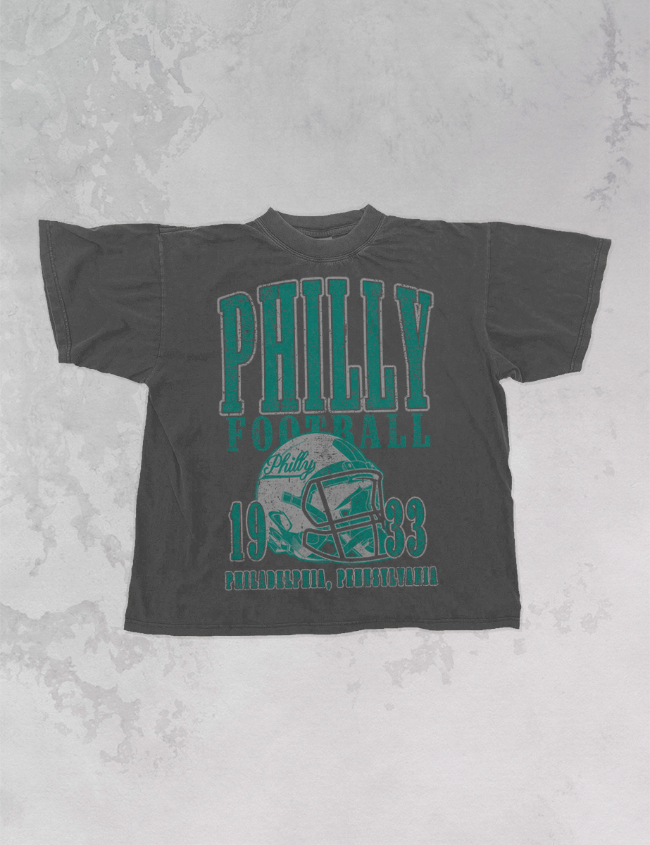 Underground Original Design: 90's Vintage Philly Football Oversized TShirt