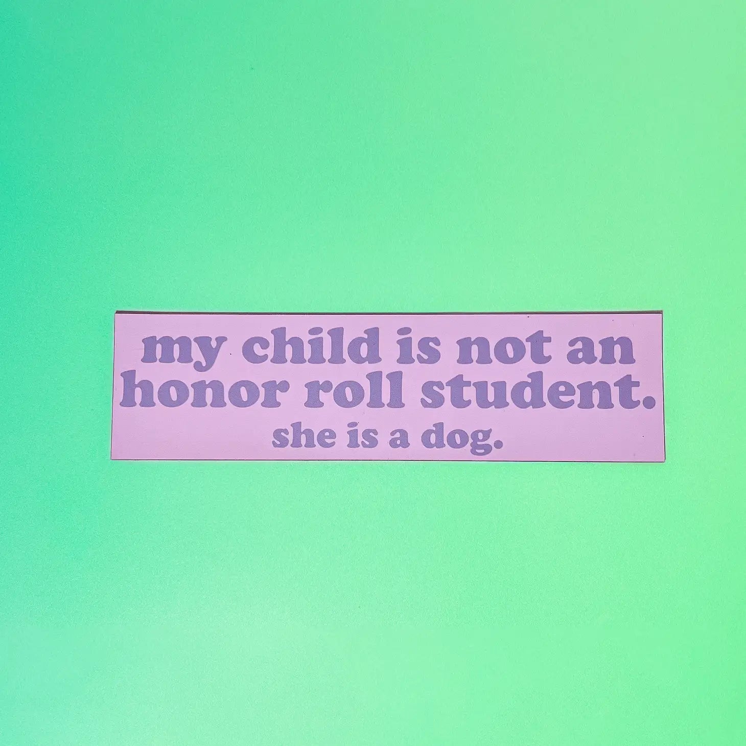 Honor Roll Pup, Car Magnet for Dogs