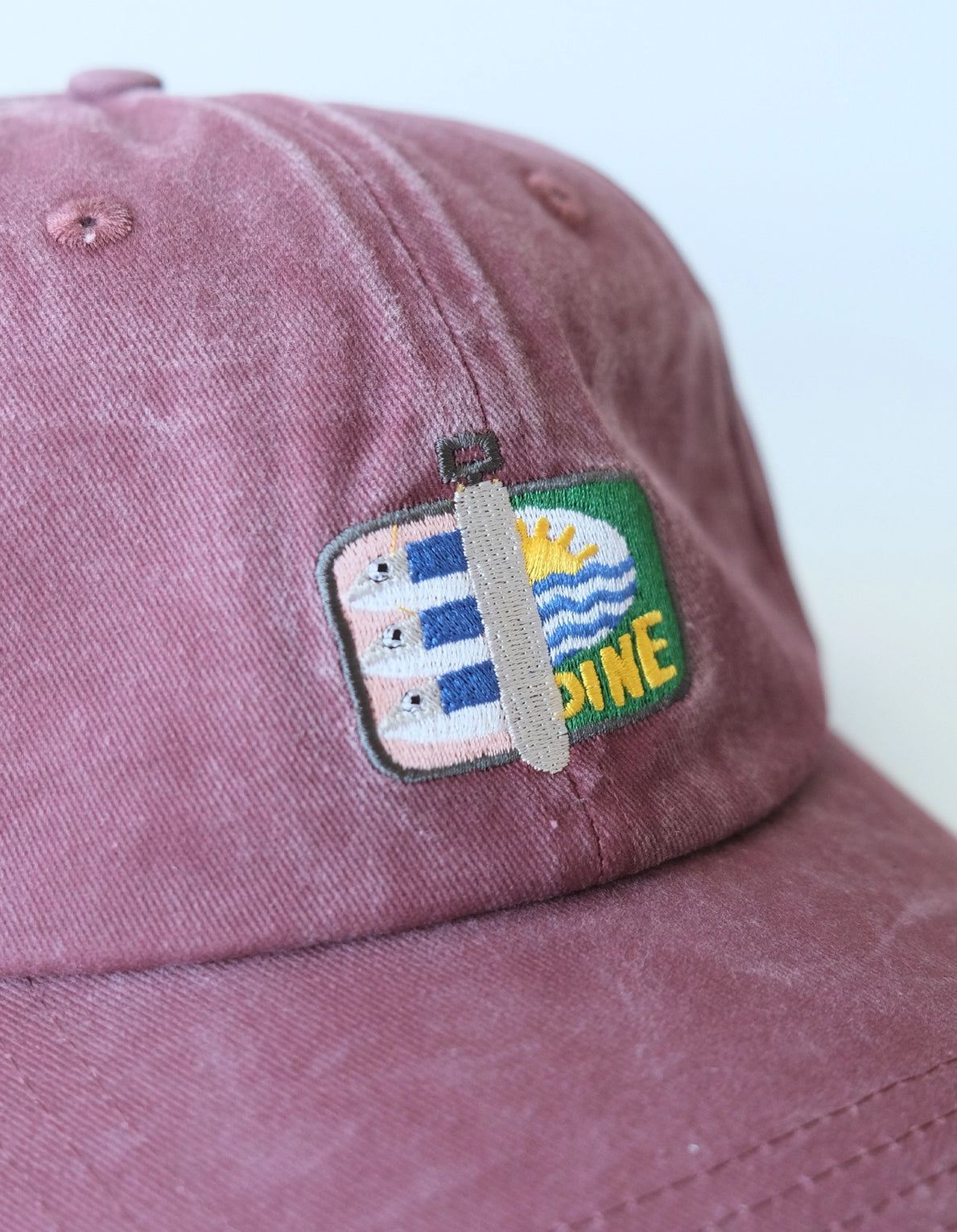Tinned Fish Embroidered Baseball Cap